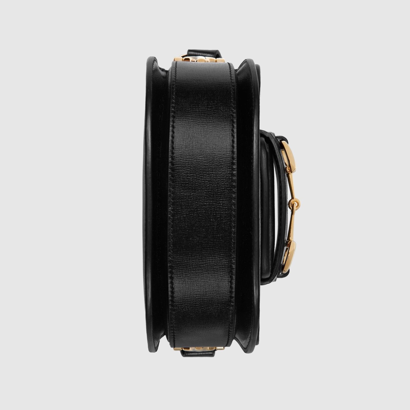 Gucci GUCCI Horsebit 1955 Mini $3190 Black Leather Rounded Shoulde Size ONE SIZE - 6 Thumbnail