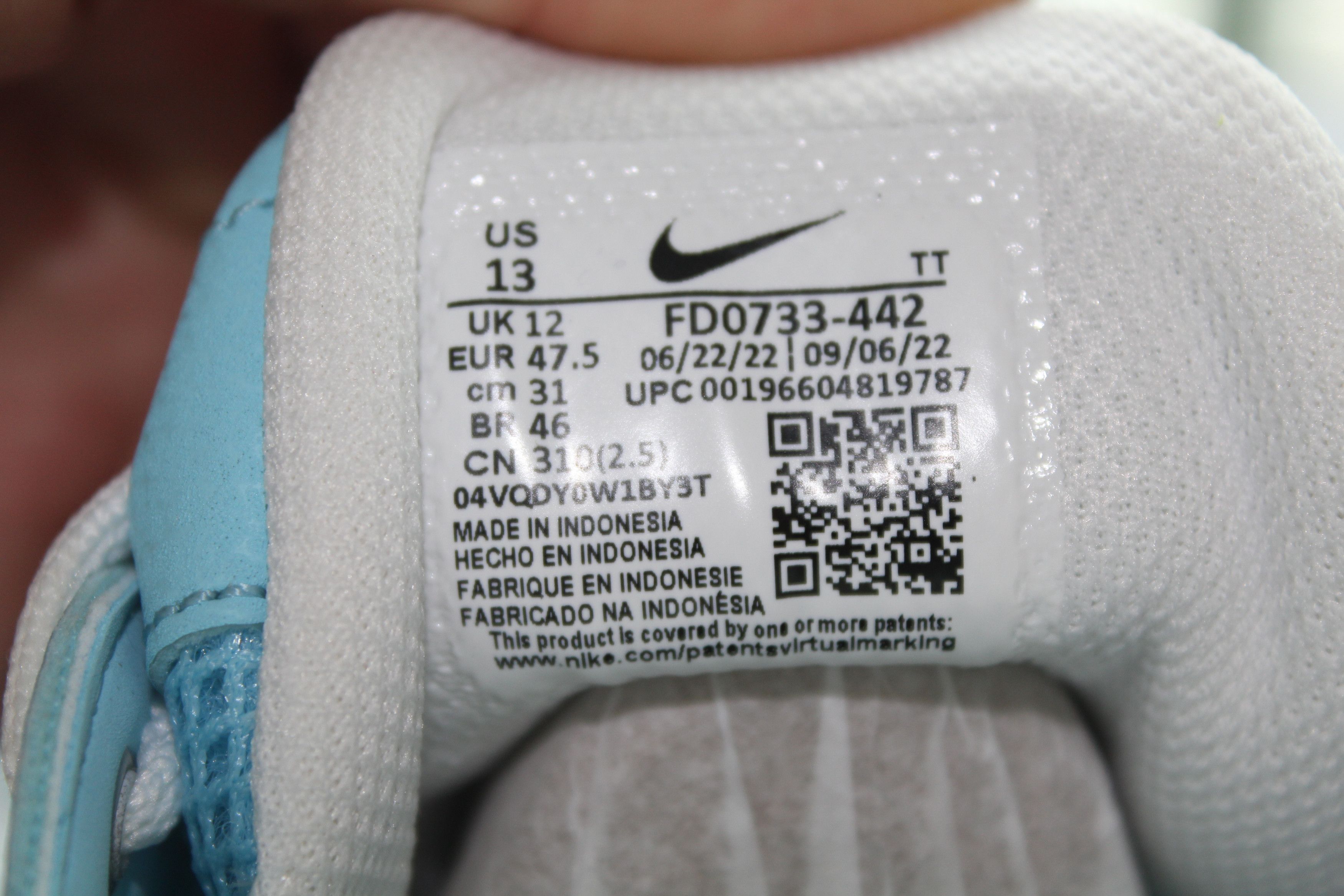 Nike Nike Air Max TW Men's Shoes Ocean Bliss-Blue Size US 13 / EU 46 - 6 Thumbnail