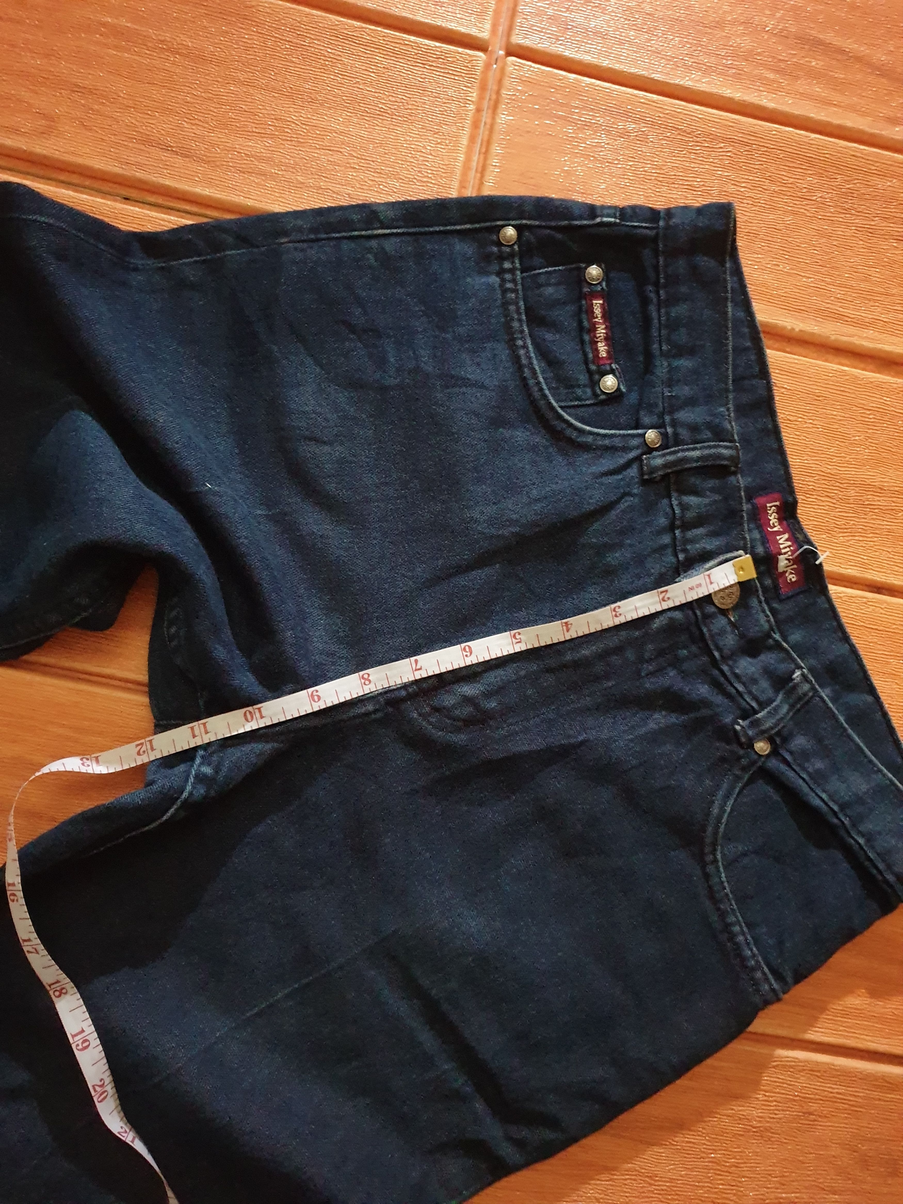 Japanese Brand Issey miyake Japanese Brand denim pant Size US 29 - 15 Thumbnail