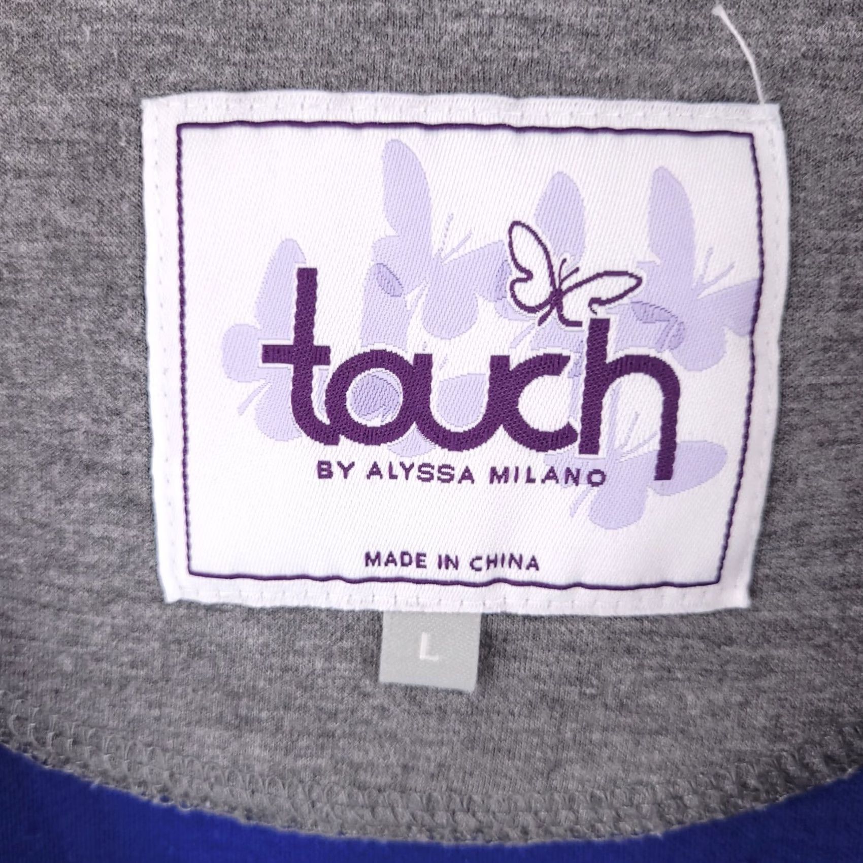 Vintage Touch Alyssa Milano Hoodie Womens L Gray NBA Washington Bullets Size L / US 10 / IT 46 - 5 Thumbnail