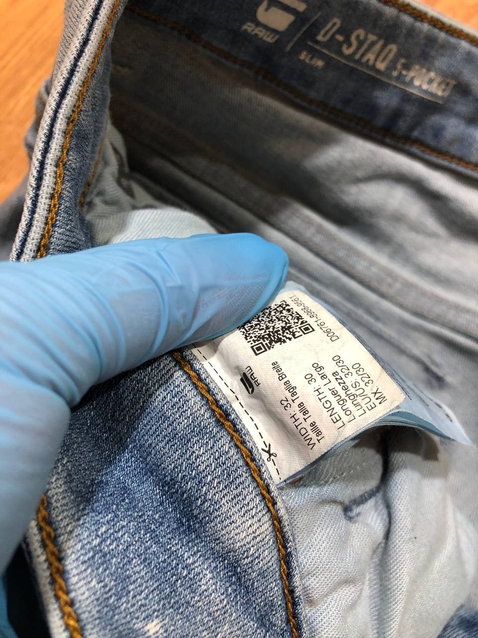 G-Star Men's G Star Raw D-Staq 5-Pocket Slim Denim Jeans streetwear Size US 32 / EU 48 - 3 Thumbnail