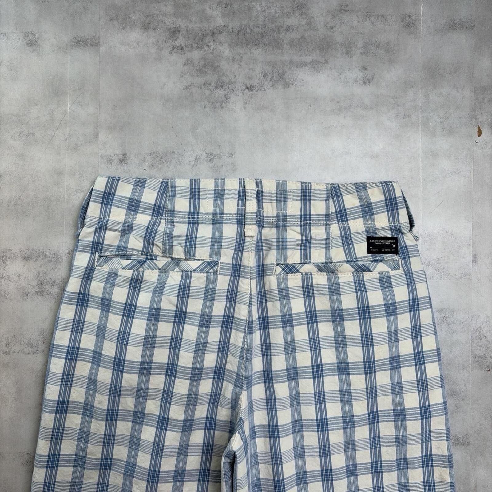American Eagle Outfitters Y2K American Eagle Grunge Plaid Skater Baggy Shorts Size 42" / US 20 - 3 Thumbnail