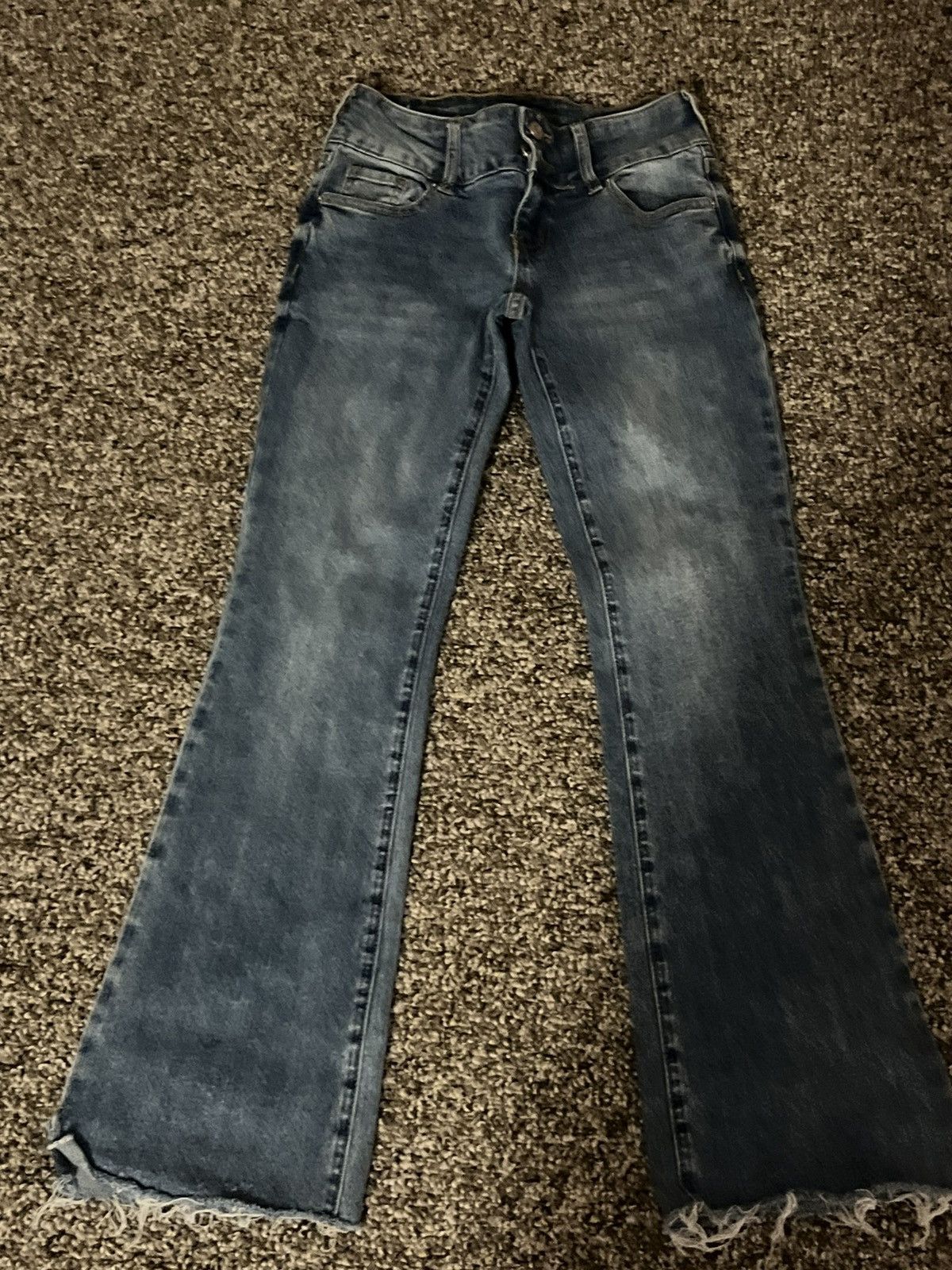 Low-Rise Flair Pacsun Jeans