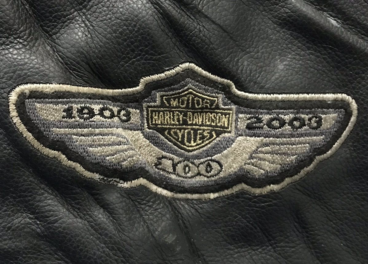 Harley Davidson × Vintage Vintage Harley Davidson Leather Jacket Size US L / EU 52-54 / 3 - 12 Thumbnail