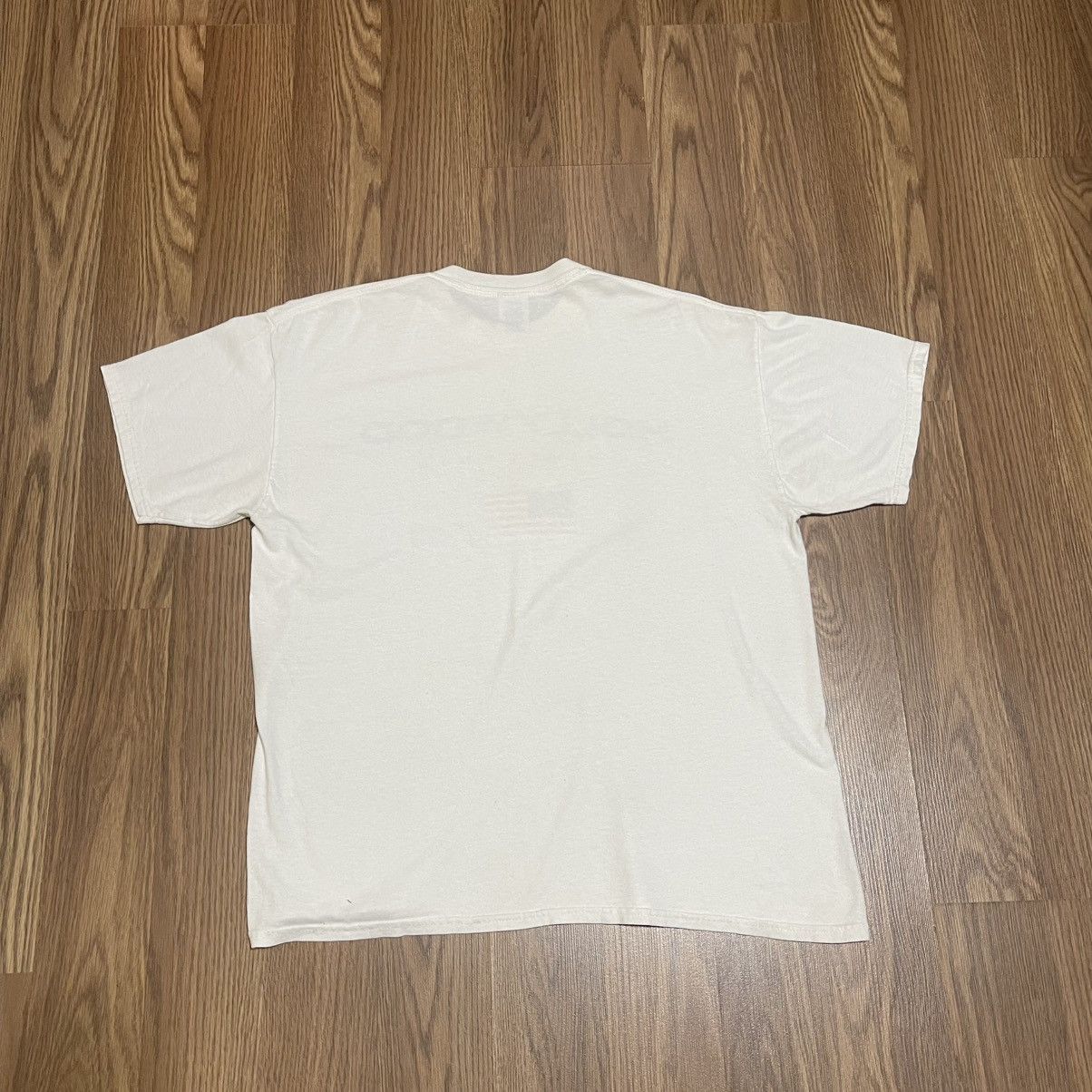 Vintage White vintage 90s Hollywood California USA t-shirt Size US L / EU 52-54 / 3 - 3 Thumbnail