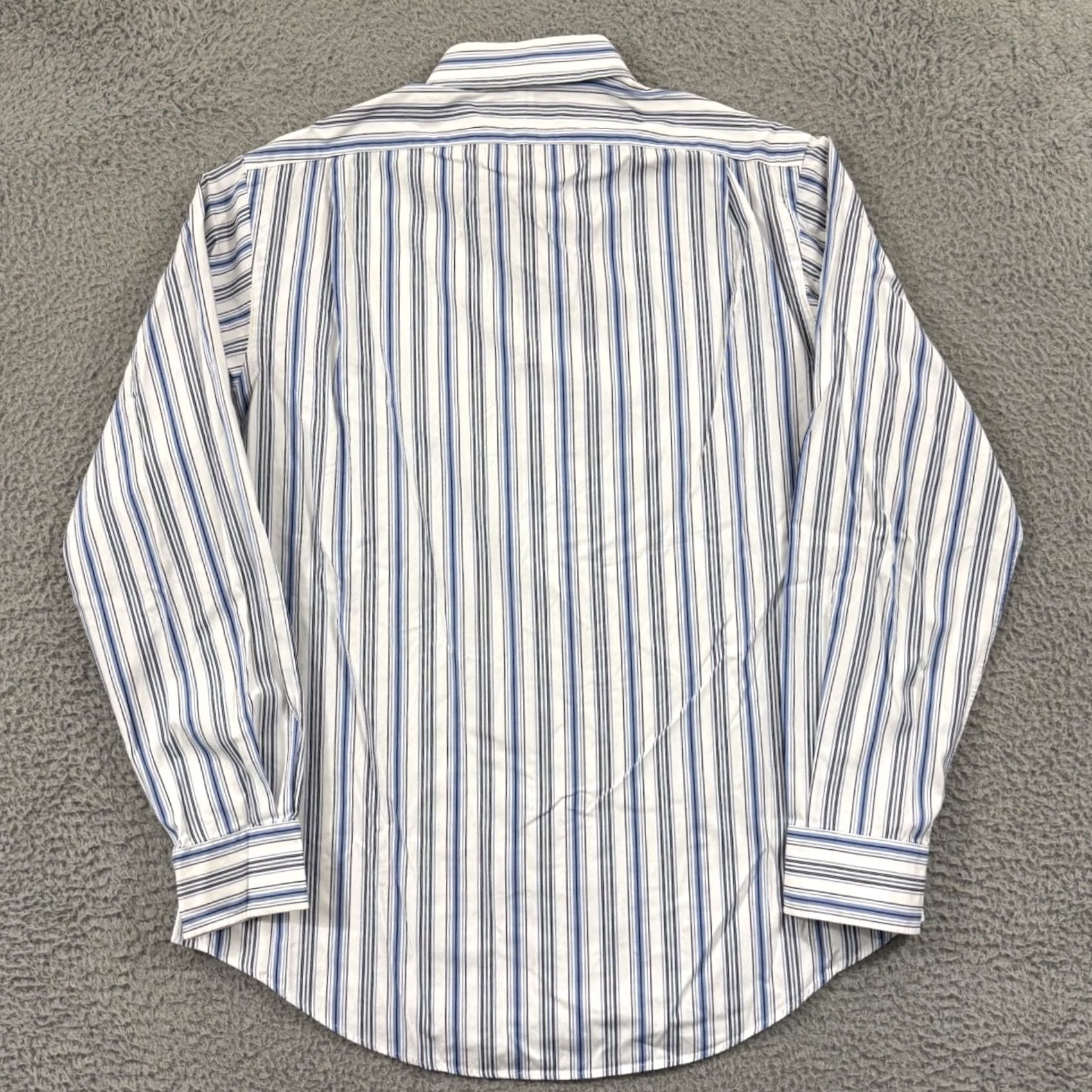 Polo Ralph Lauren VINTAGE Polo Ralph Lauren Shirt Mens Large Blue Long Sleeve Custom Fit Size US L / EU 52-54 / 3 - 7 Thumbnail