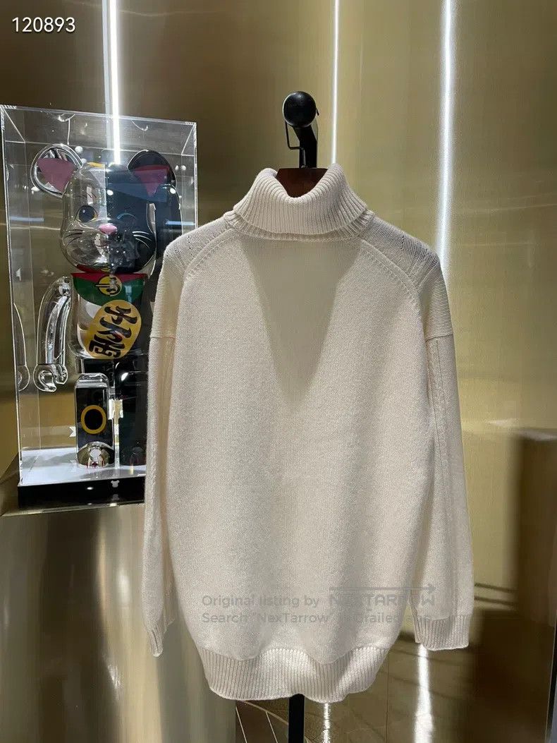 Hermes Hermes High-Neck Loose Long-Sleeve Sweater Size XS / US 0-2 / IT 36-38 - 2 Thumbnail