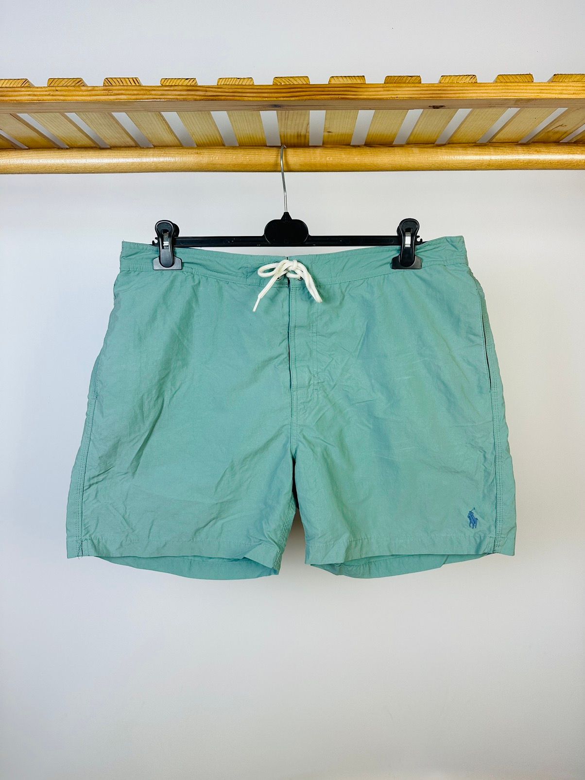 Pre-owned Polo Ralph Lauren X Vintage Polo Ralph Laurent Shorts Nylon Casual In Turqouise