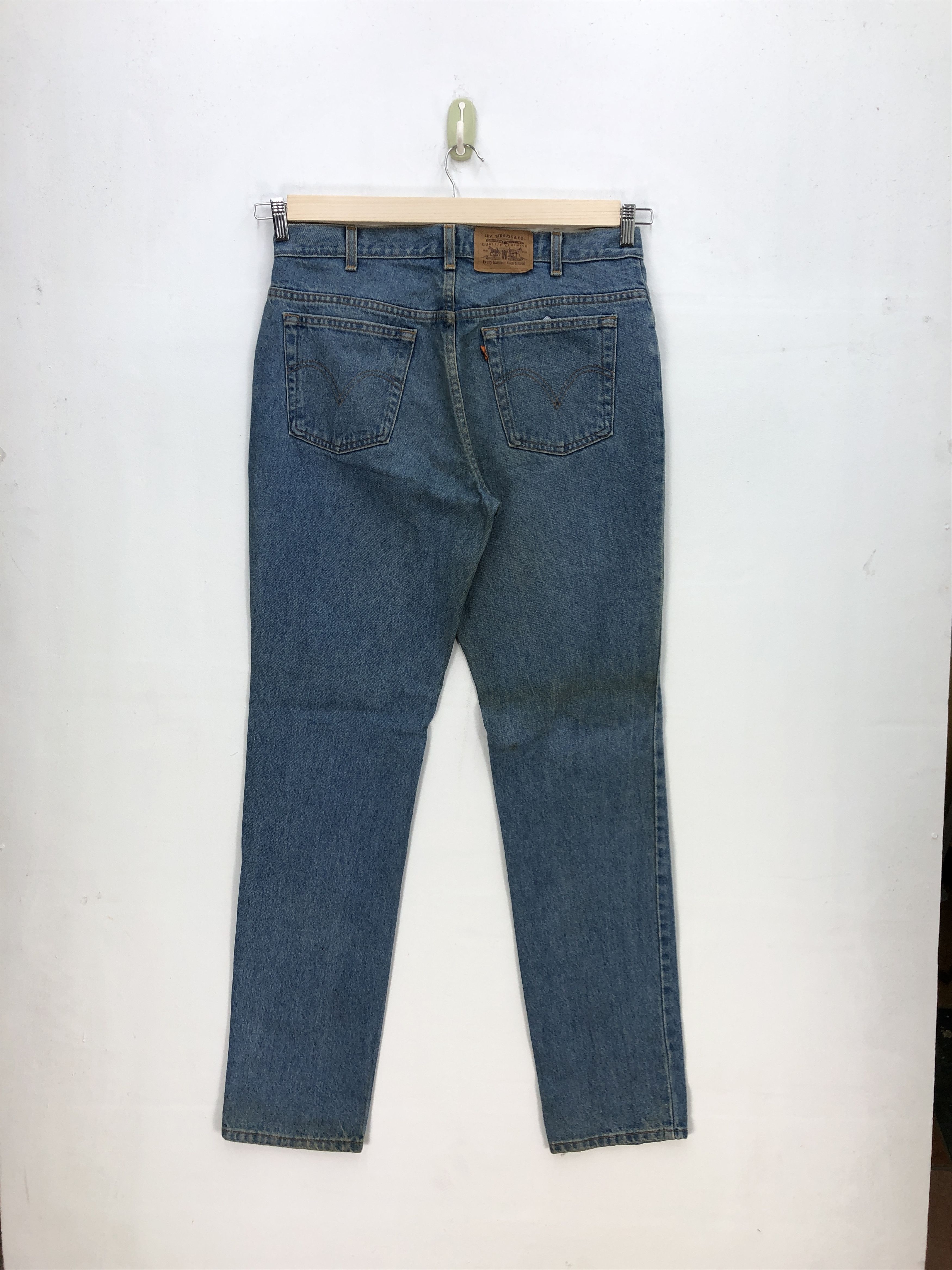 Levi's Vintage Levis Skinny Orange Tab Jeans Levis Light Wash Denim Size US 34 / EU 50 - 2 Thumbnail