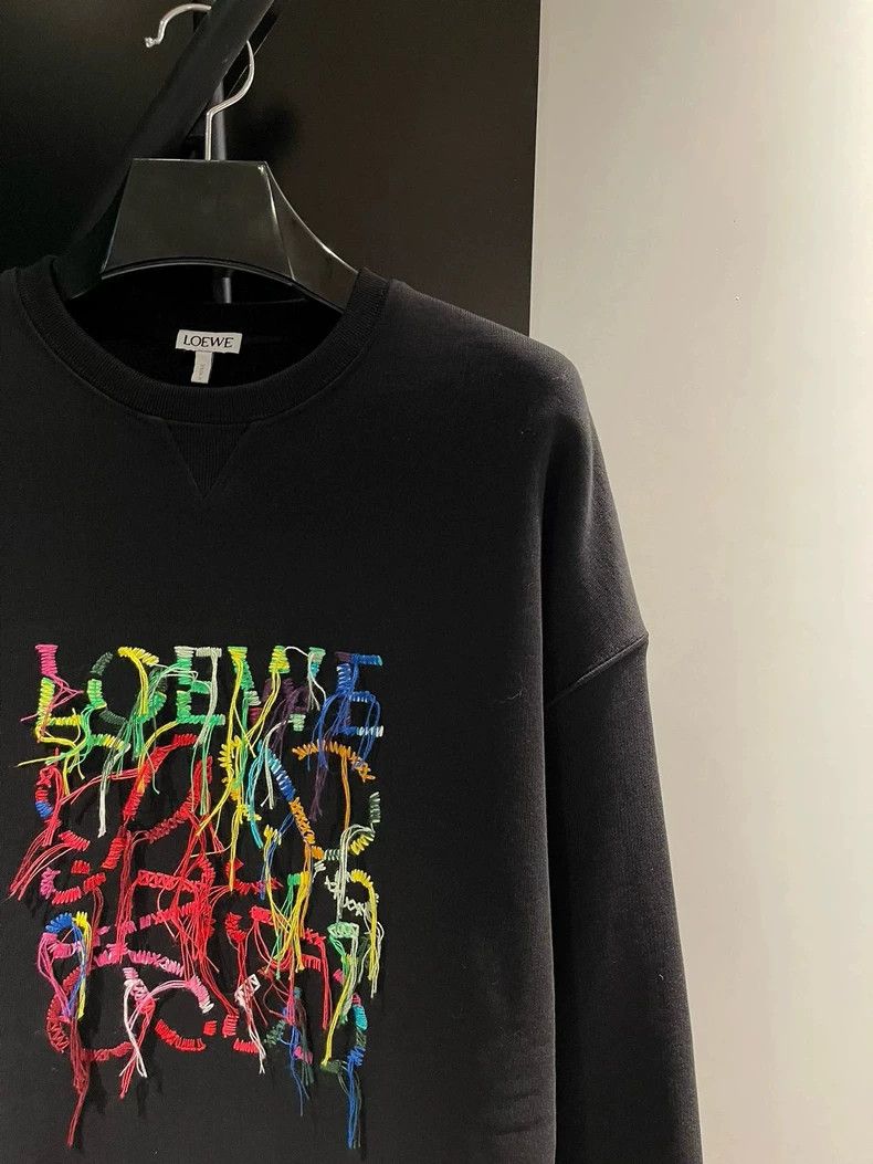 Loewe LOEWE Colorful embroidered hoodie Size XS / US 0-2 / IT 36-38 - 3 Thumbnail
