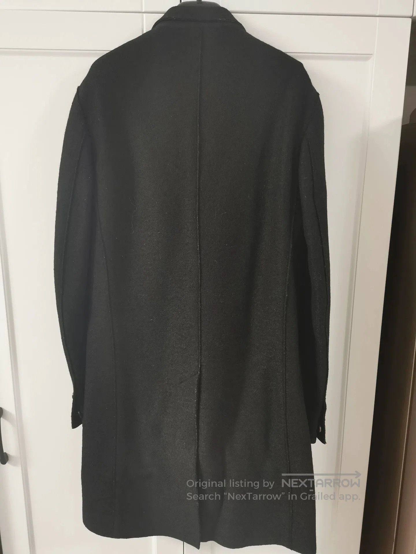 Neil Barrett Neil Barrett Wool Coat in Black. Size US M / EU 48-50 / 2 - 2 Thumbnail