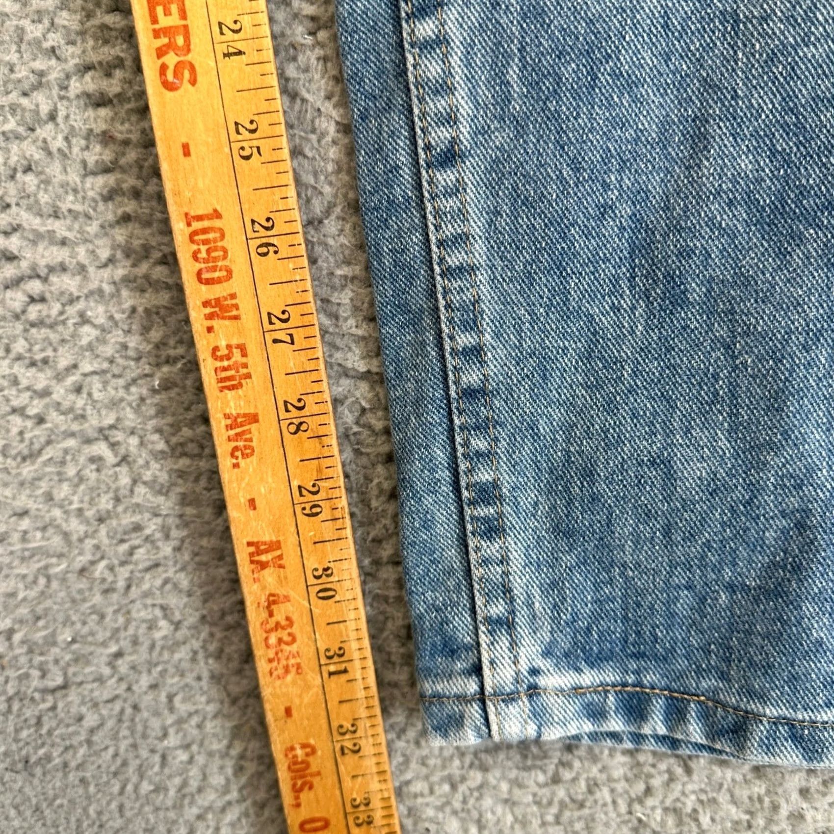 Wrangler VINTAGE? No — Wrangler Five Star Jeans Mens 36X32 Blue Relaxed Fit Straight Leg 5 Pockets Size US 36 / EU 52 - 6 Thumbnail