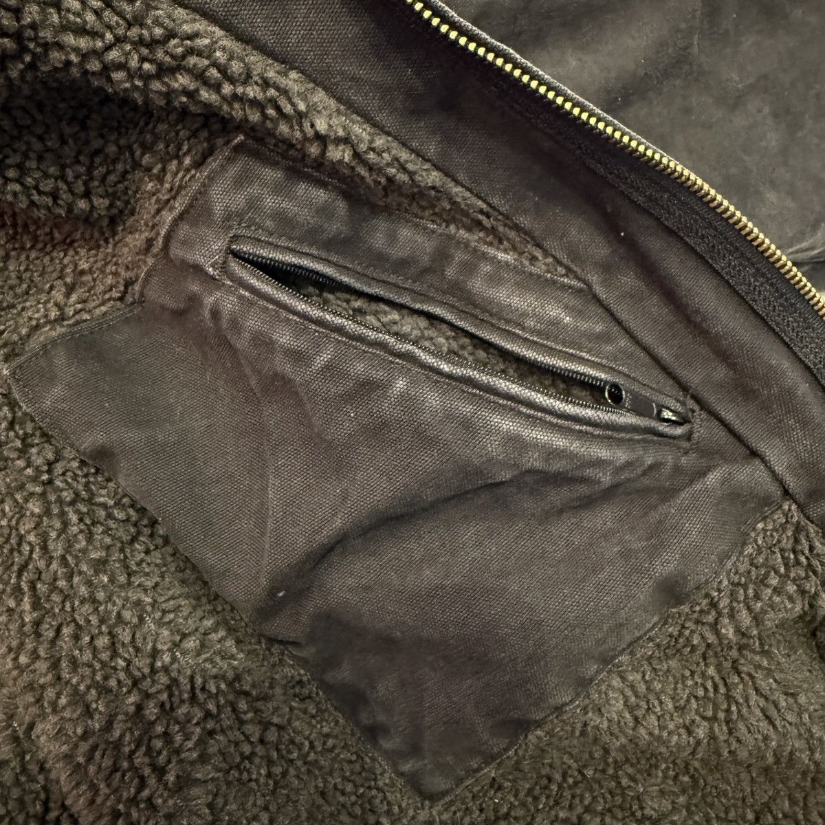 Carhartt Carhartt Balck Duck Canvas Sherpa Lined Jacket - XXL Size US XXL / EU 58 / 5 - 7 Thumbnail