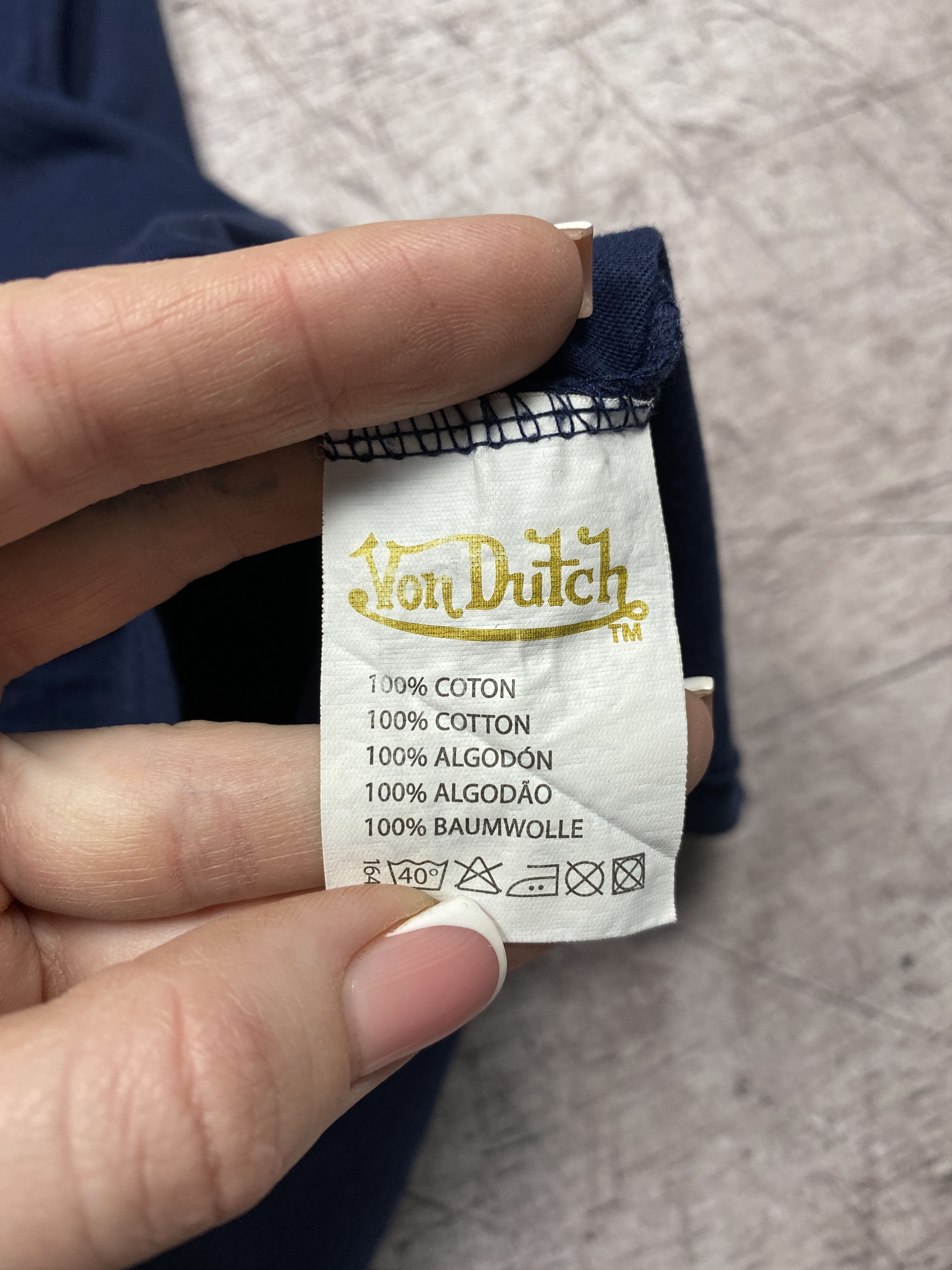 Vintage × Von Dutch Von Dutch Vintage Mens Crew Neck T-Shirt Size US XL / EU 56 / 4 - 5 Thumbnail