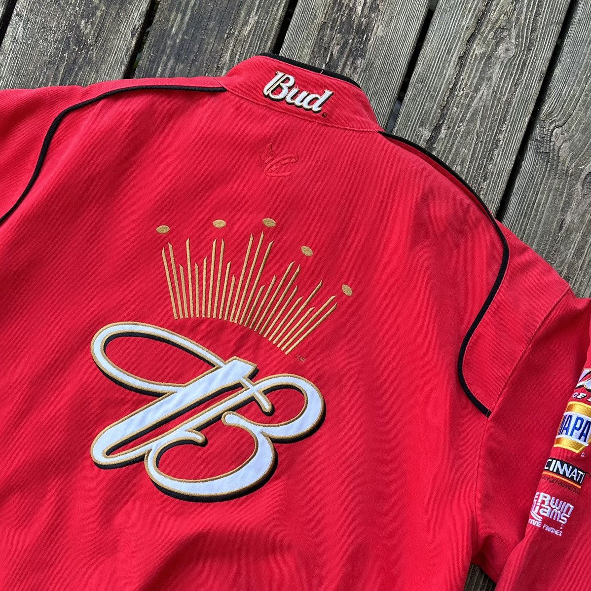 Chase Authentics × Vintage Vintage Dale Earnhardt Budweiser nascar jacket Size US XXL / EU 58 / 5 - 7 Thumbnail