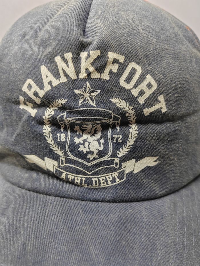 Japanese Brand Vintage Frankort Distressed Style Trucker Hat Cap Size ONE SIZE - 3 Thumbnail