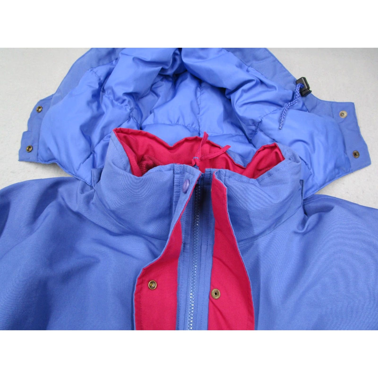 Vintage VINTAGE Cabelas Jacket Women Extra Large Blue Goose Down Full Zip Hood Y2K Size XL / US 12-14 / IT 48-50 - 2 Thumbnail
