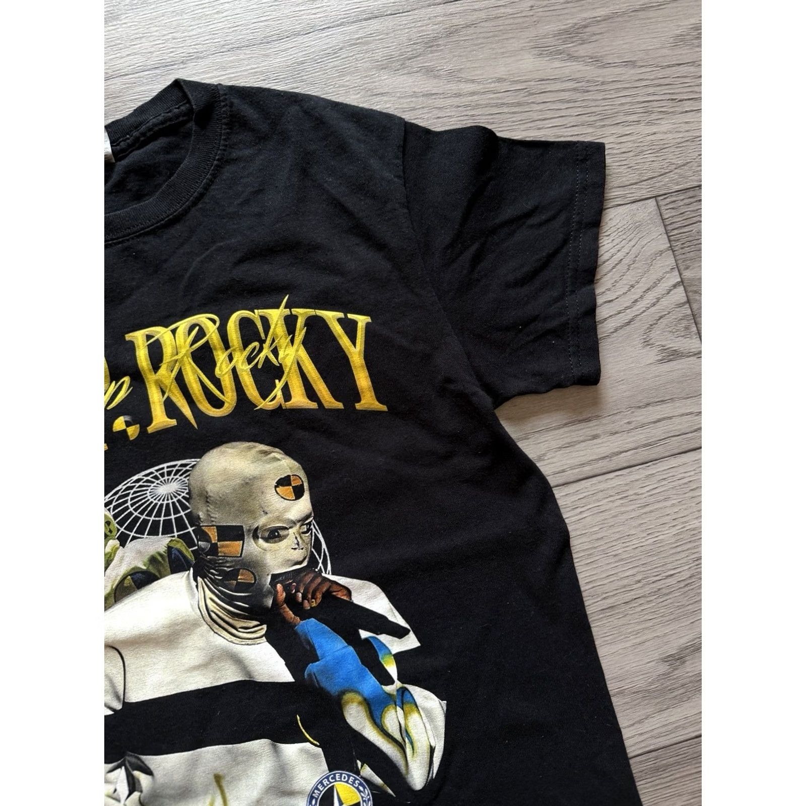 Gildan A ASAP Rocky Mercedes Benz Graphic T Shirt Women S Black Size S / US 4 / IT 40 - 6 Thumbnail