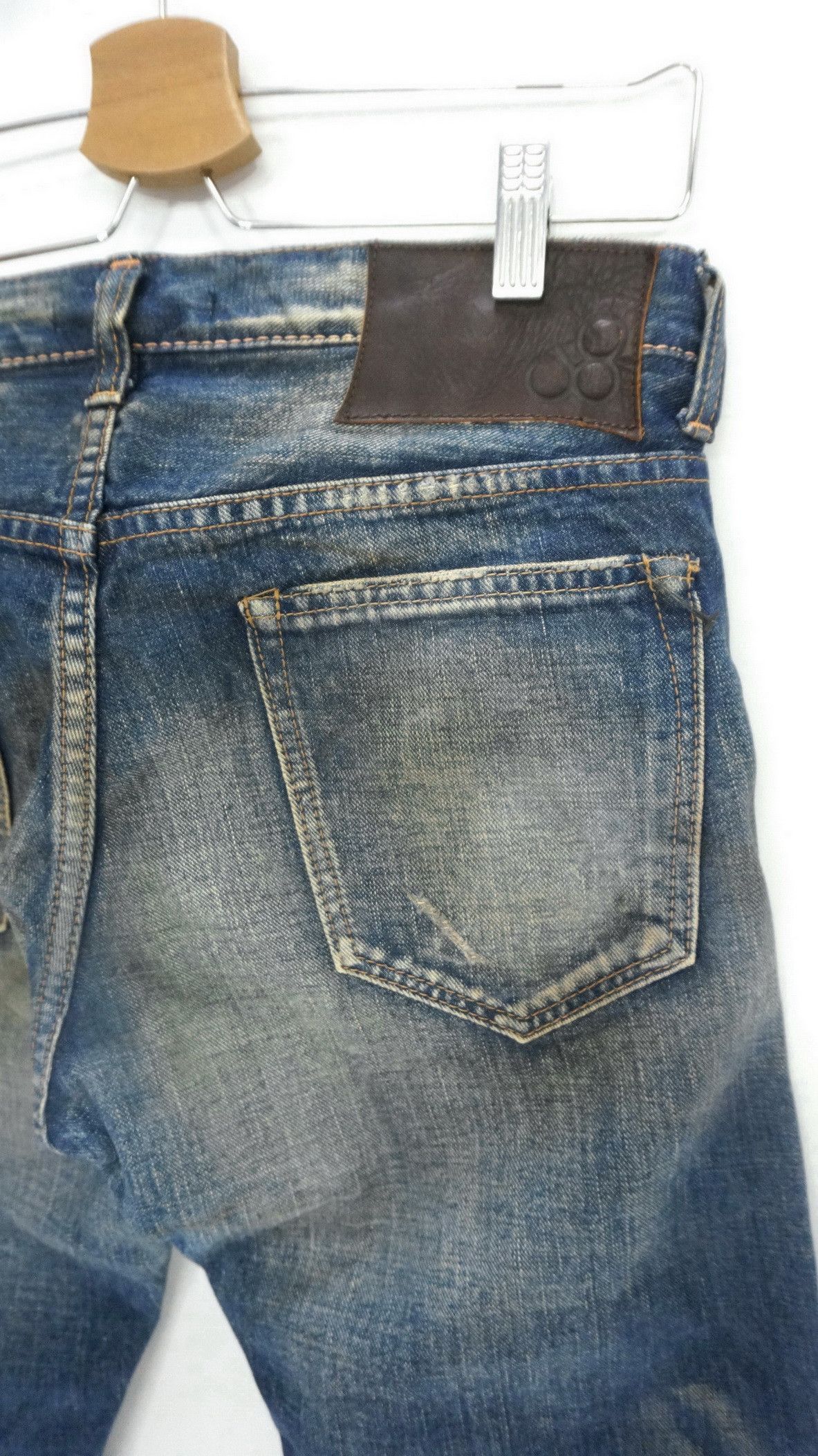 If Six Was Nine 🔴JOHN BULL🔴 Mudwash Distressed Selvedge Vintage Jeans Size US 30 / EU 46 - 8 Thumbnail