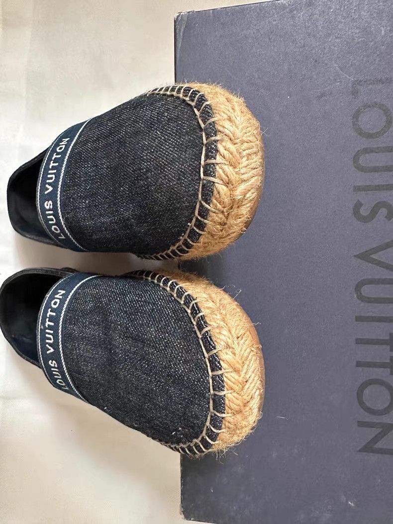 Louis Vuitton Louis Vuitton Espadrilles / Flat Sandals Q9 Size US 6.5 / IT 36.5 - 3 Thumbnail
