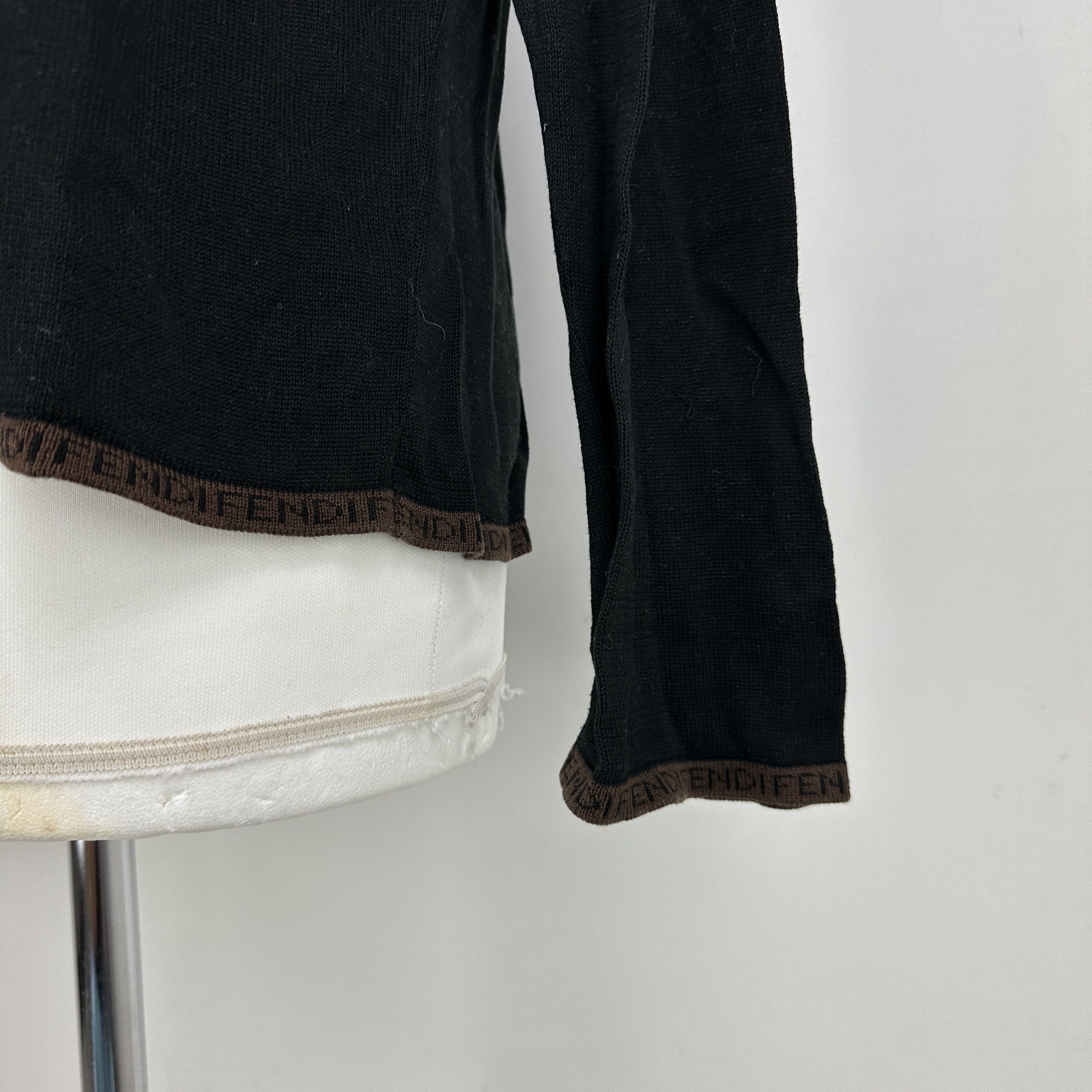 Fendi Maglione Fendi Lana Monogram – 52 Size US L / EU 52-54 / 3 - 4 Thumbnail