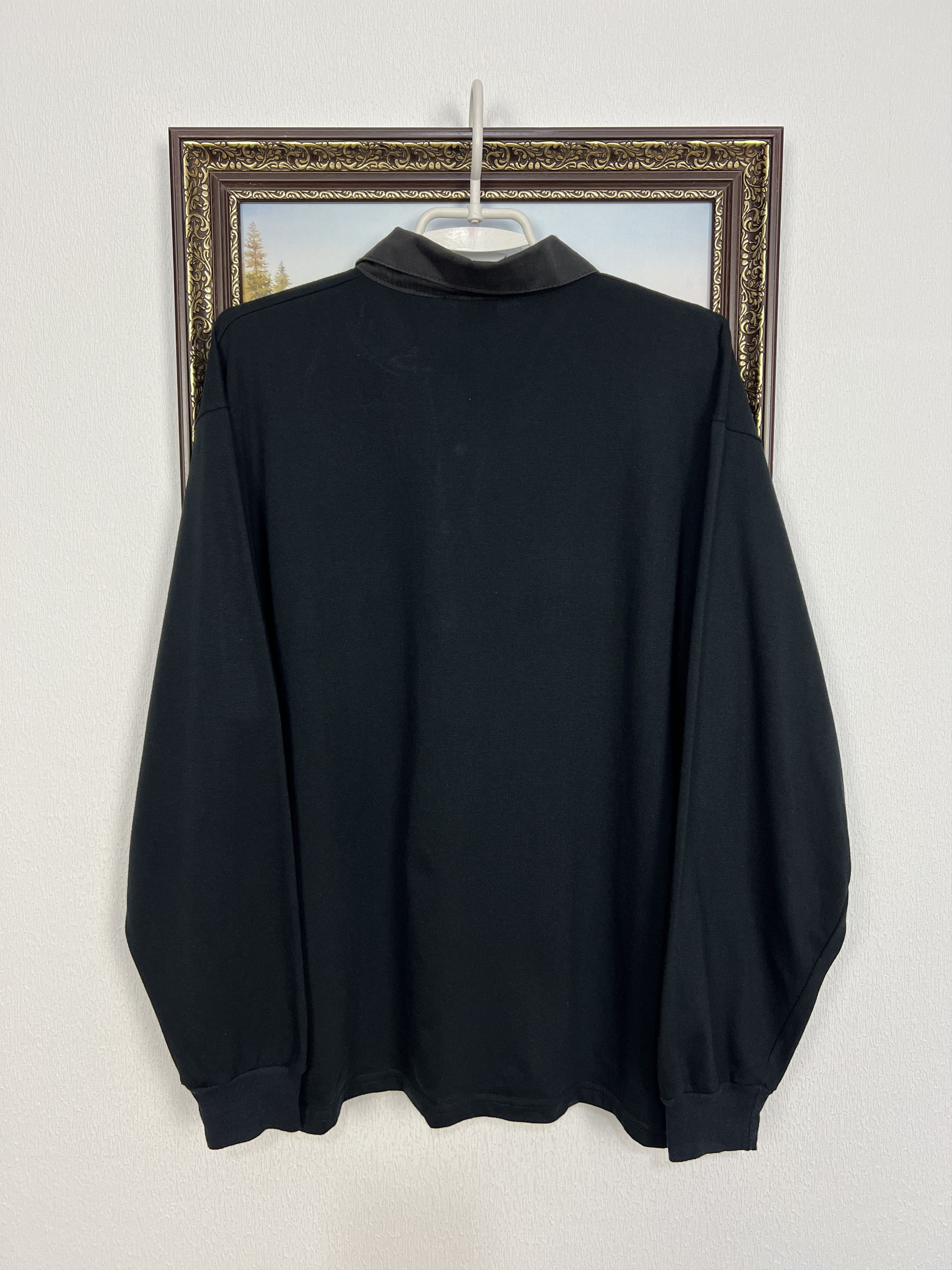 Vintage New Zealand All Blacks Rugby Union Jersey Long Sleeve Trikot Size US L / EU 52-54 / 3 - 8 Thumbnail