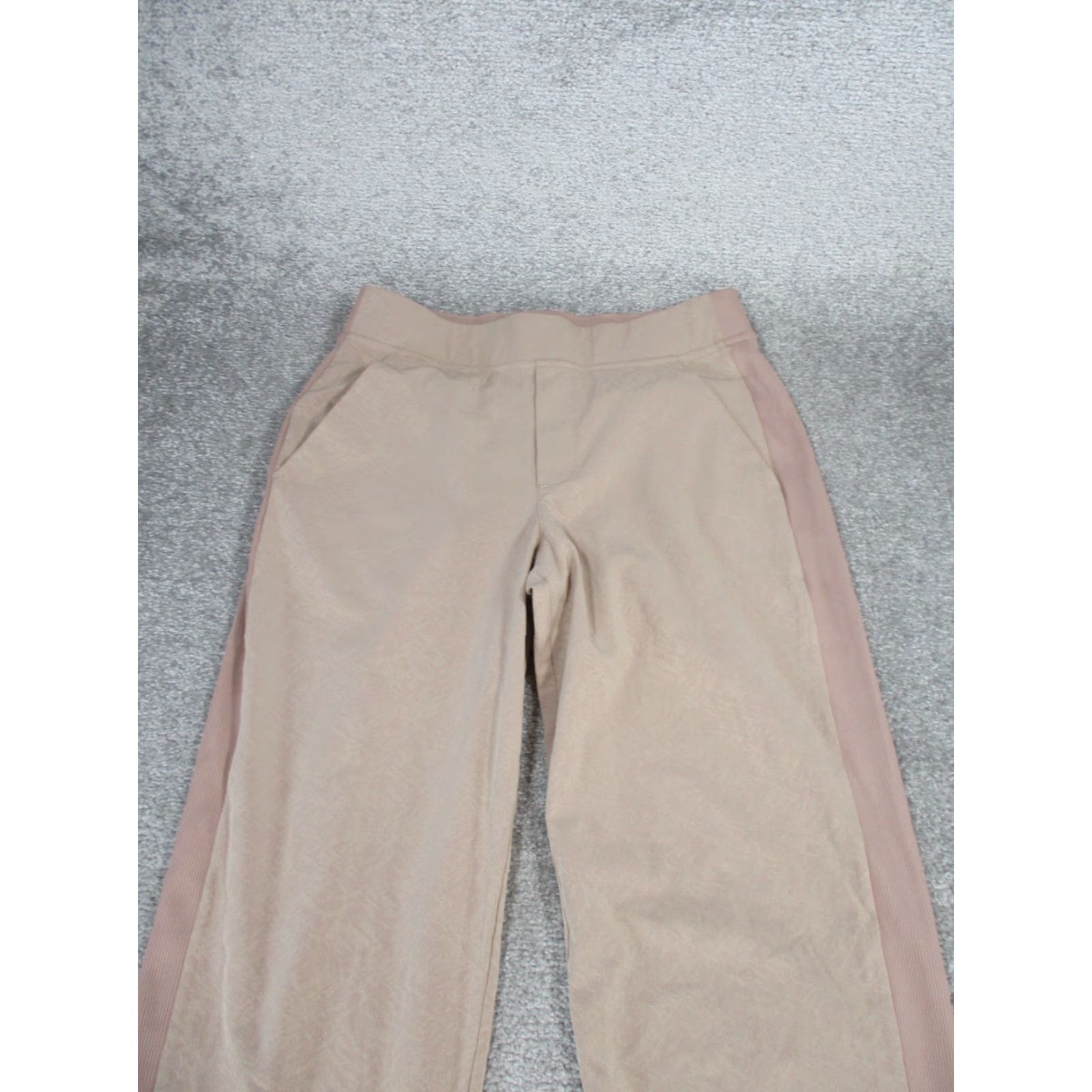 Athleta Pants Womens 6 Tall Brooklyn Textured Ankle Pink Pull On