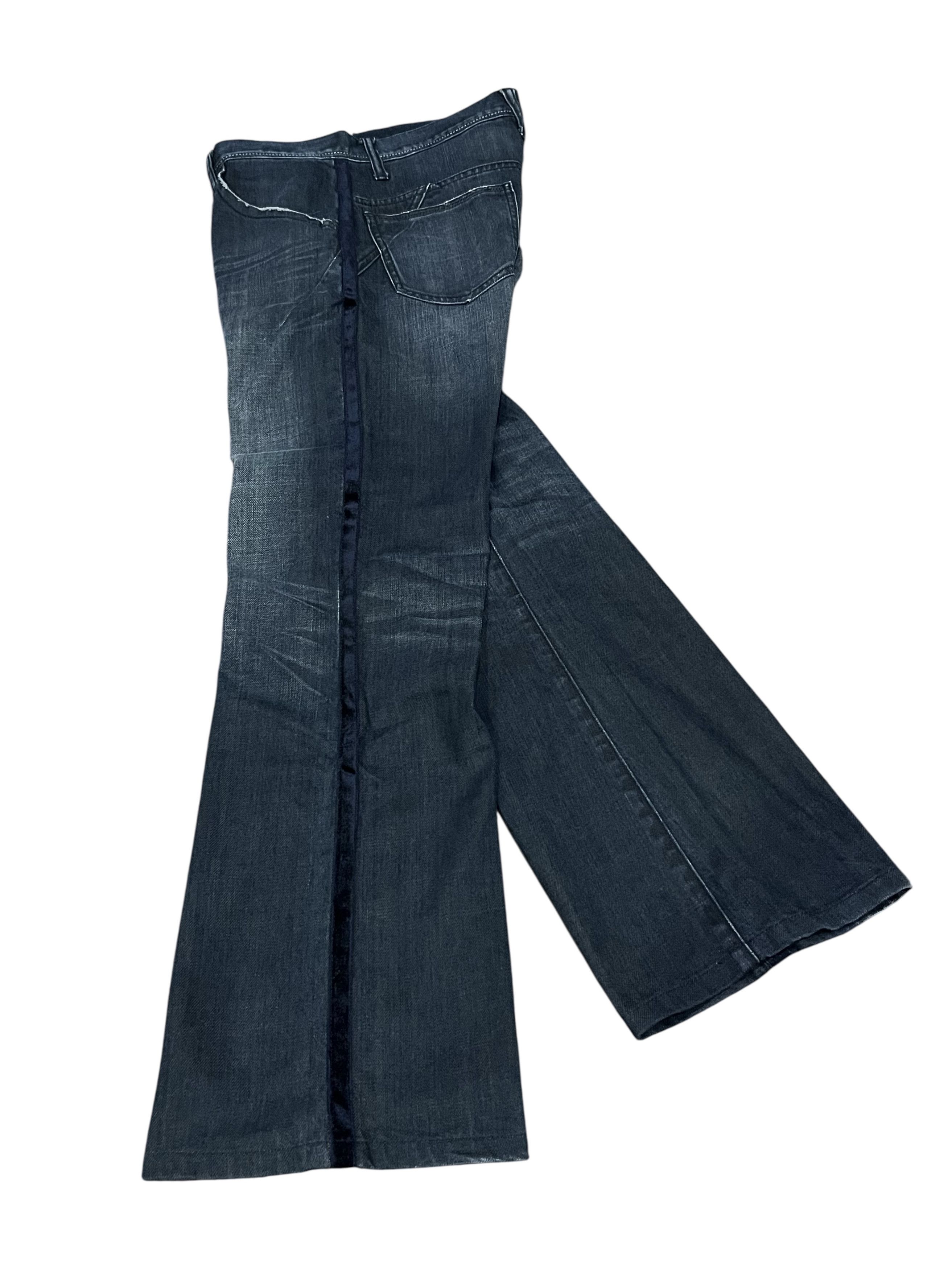 Issey Miyake 🔥STEALS💥90’s TETE HOMME Velvet Side Line Minimalist Flared Size US 31 - 8 Thumbnail