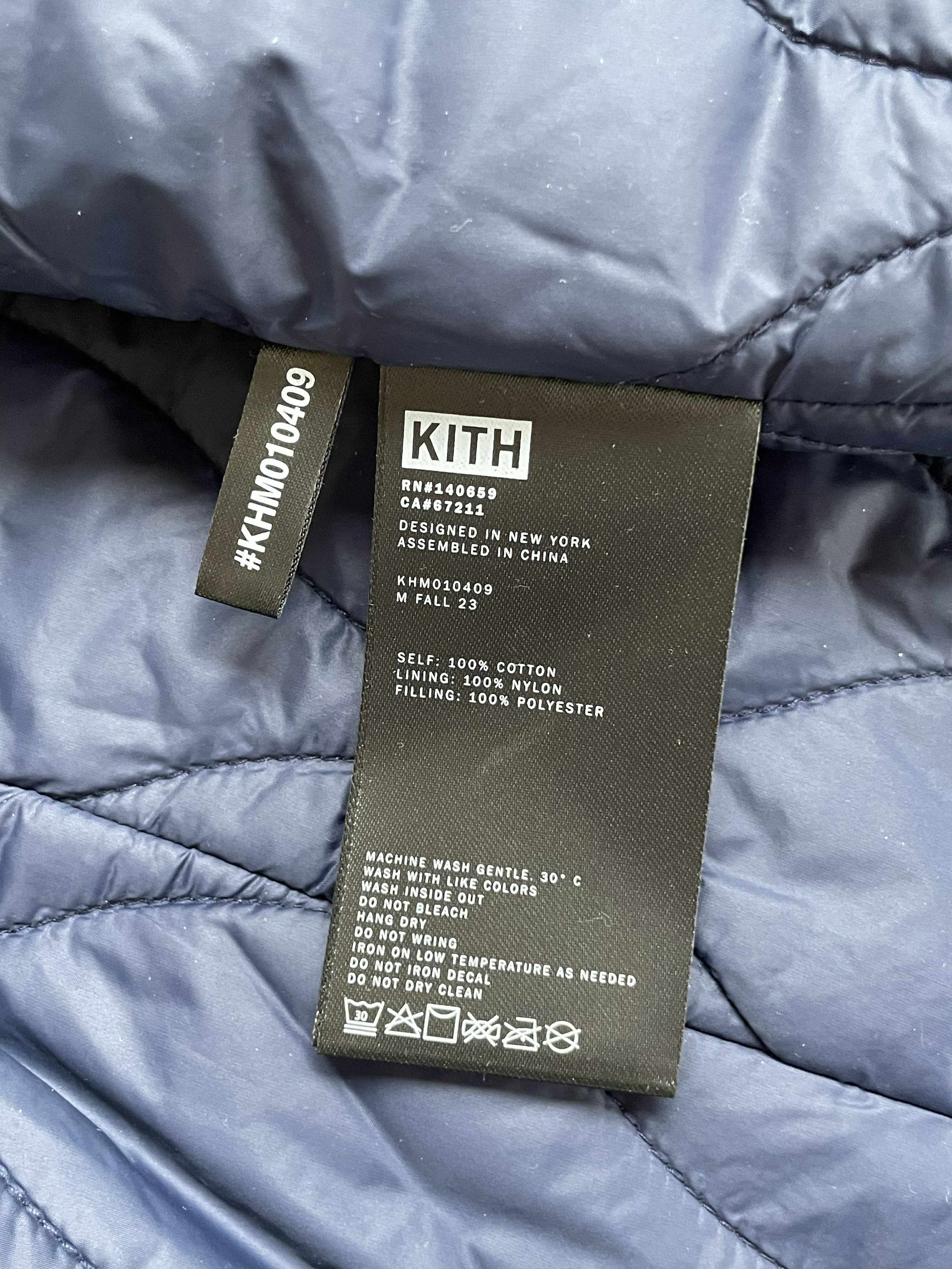 Kith Kith Check Denim Winfield Quilted Liner Eve Jacket Navy S Size US S / EU 44-46 / 1 - 7 Thumbnail