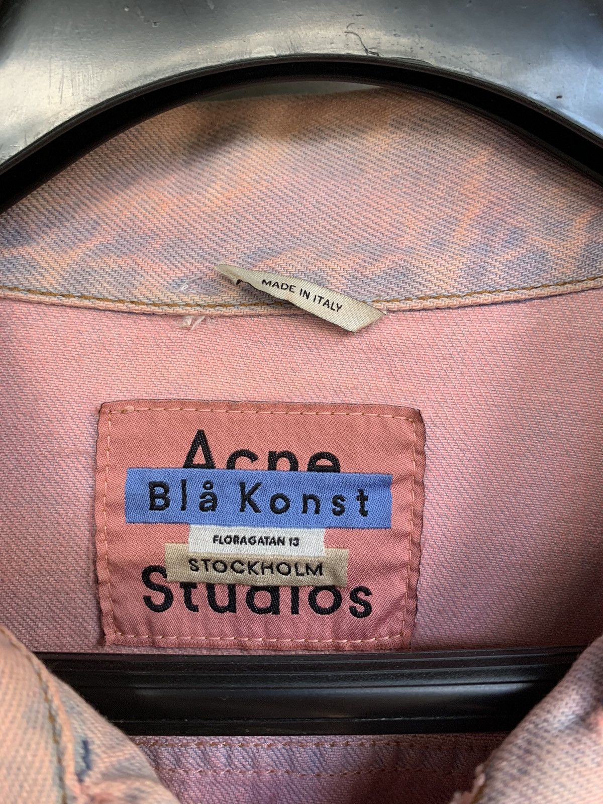 Acne Studios Acne Studios 1998 Pink Denim Jacket Size US M / EU 48-50 / 2 - 4 Thumbnail