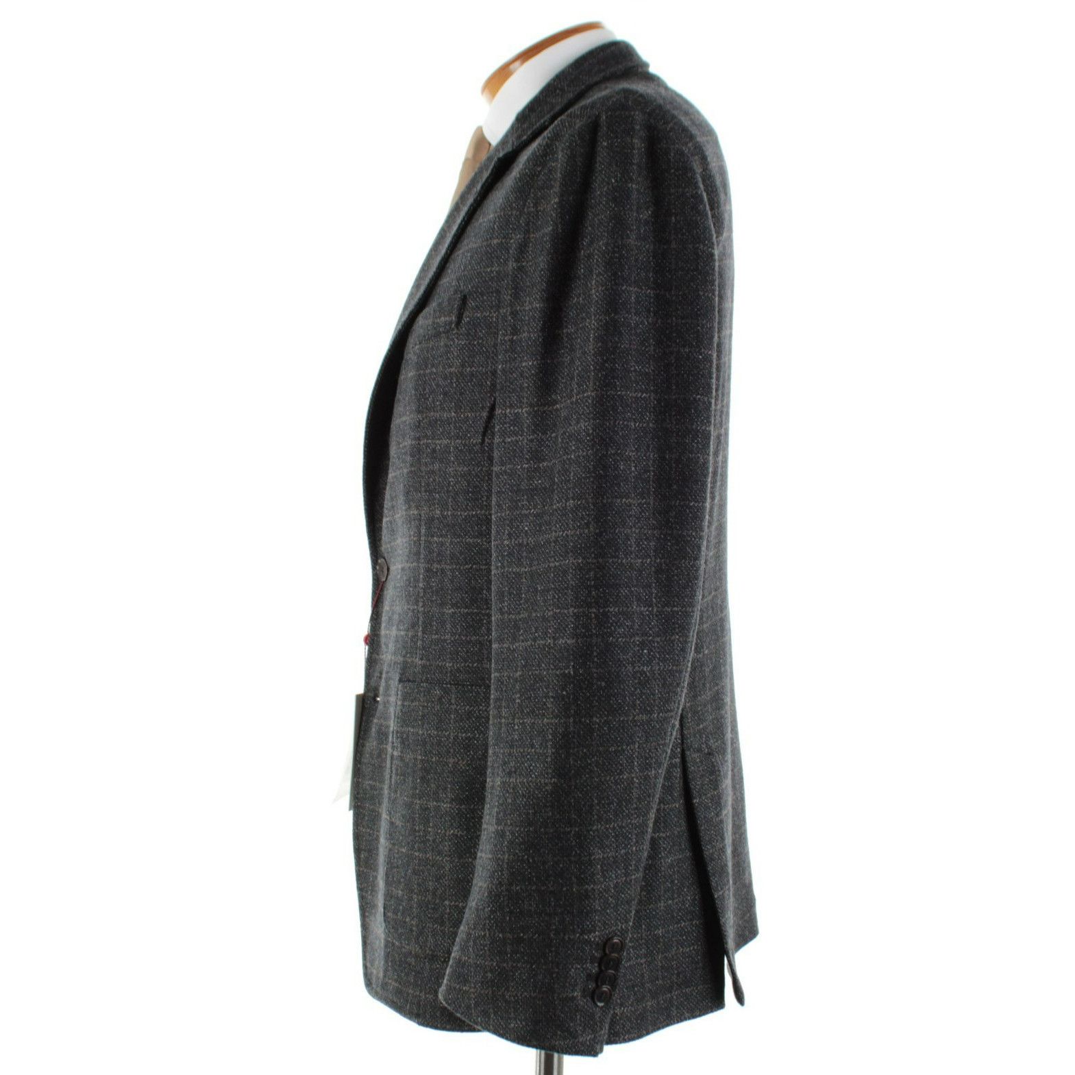 Luciano Barbera Luciano Barbera Sport Coat Size 46 US in Gray Size 46R - 4 Thumbnail