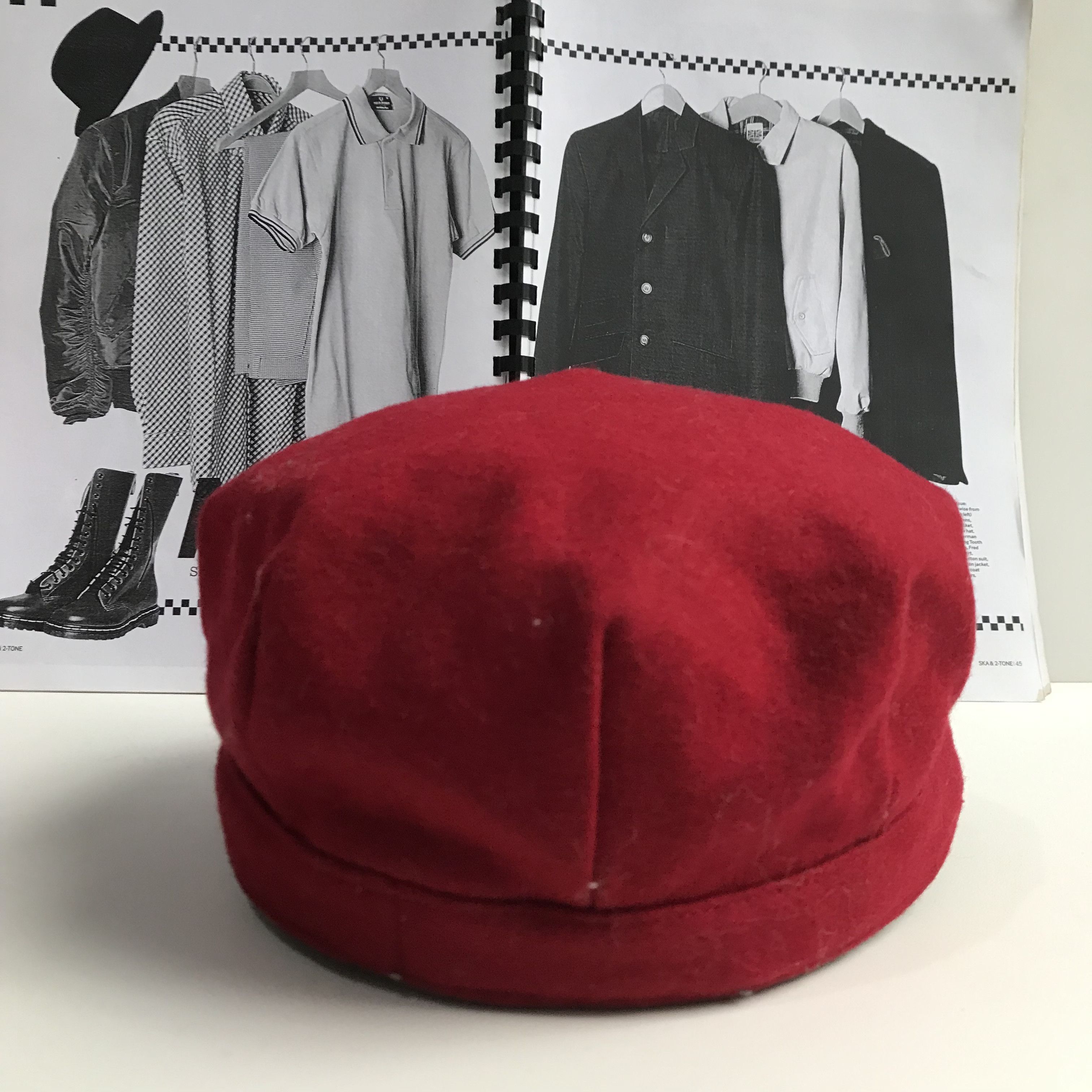 Barbour Vintage Barbour bothal bakerboy in Red Patrol Cap Size S Size ONE SIZE - 14 Thumbnail