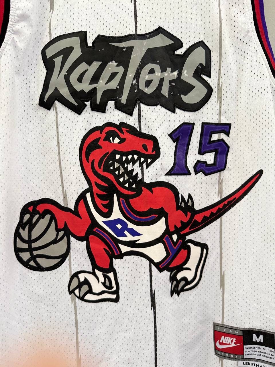 Nike Nike Raptors Vince Carter vintage Jersey #15 white Size US M / EU 48-50 / 2 - 7 Thumbnail