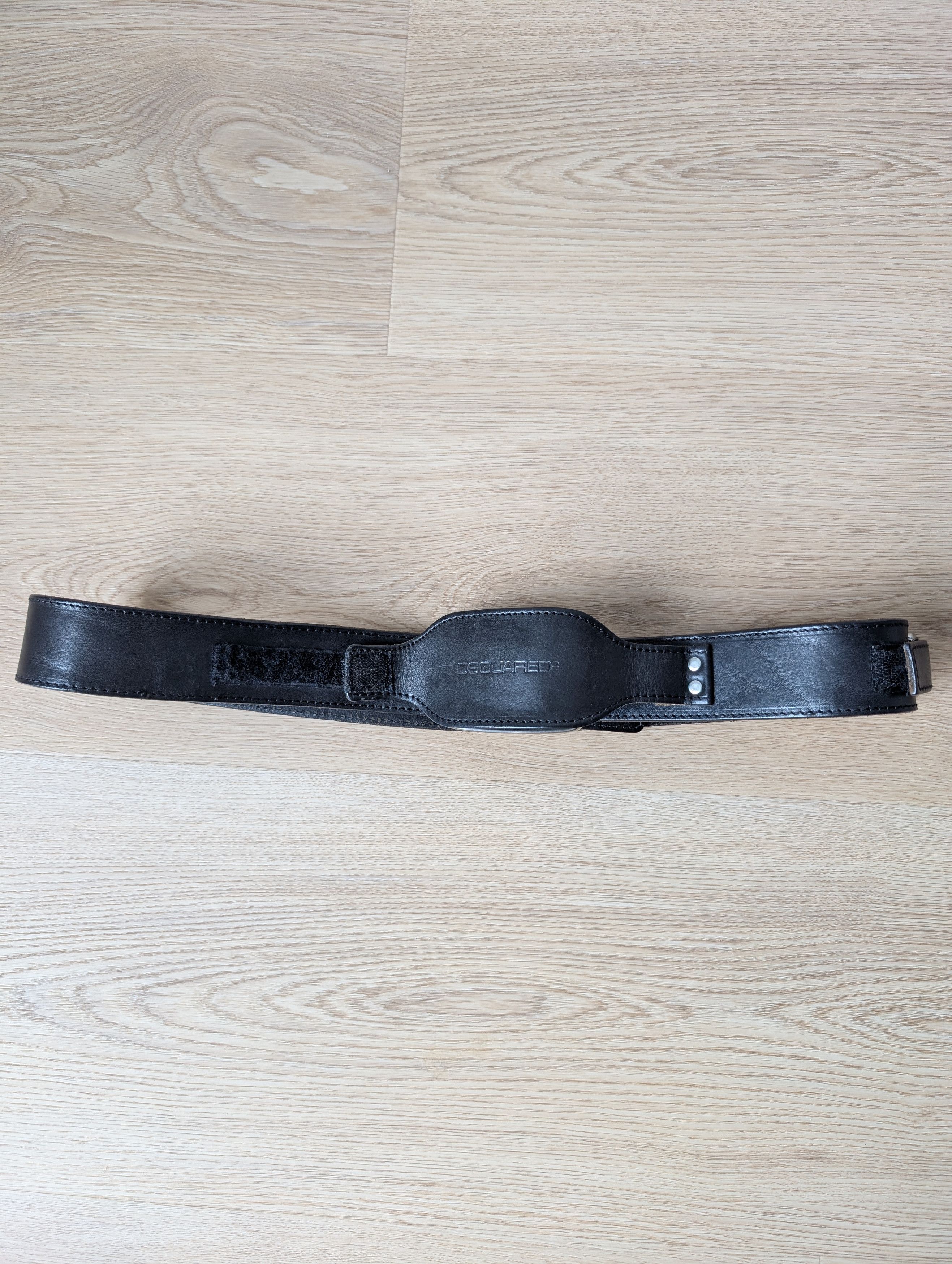 Dsquared2 Dsquared2 Vintage F$$K OFF Two Options Buckle Leather Belt Size ONE SIZE - 2 Thumbnail
