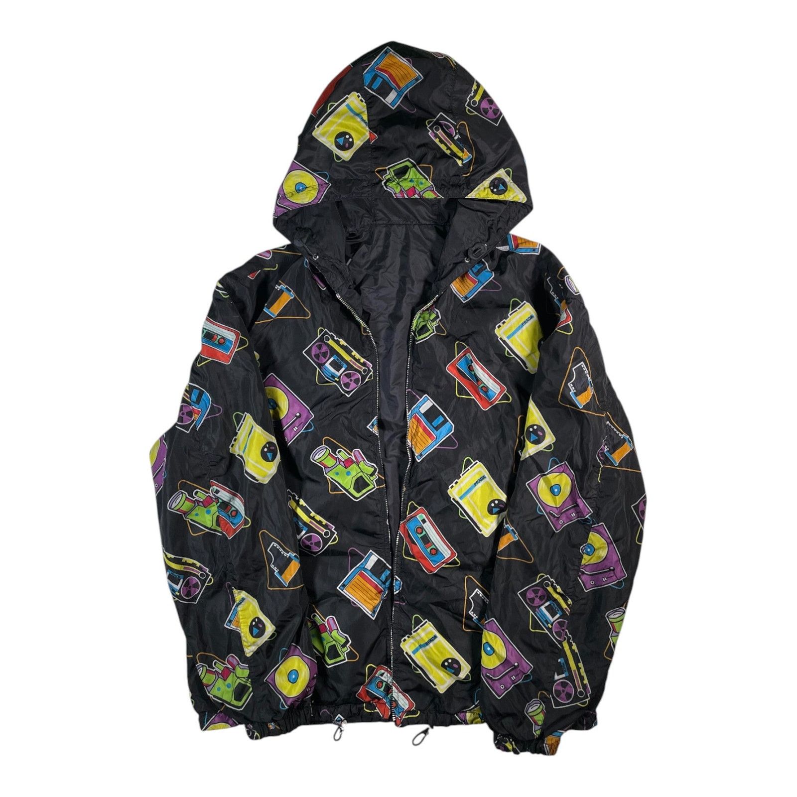 Prada Prada Beatbox Multi Logo Reversible Nylon Jacket Size US M / EU 48-50 / 2 - 1 Thumbnail