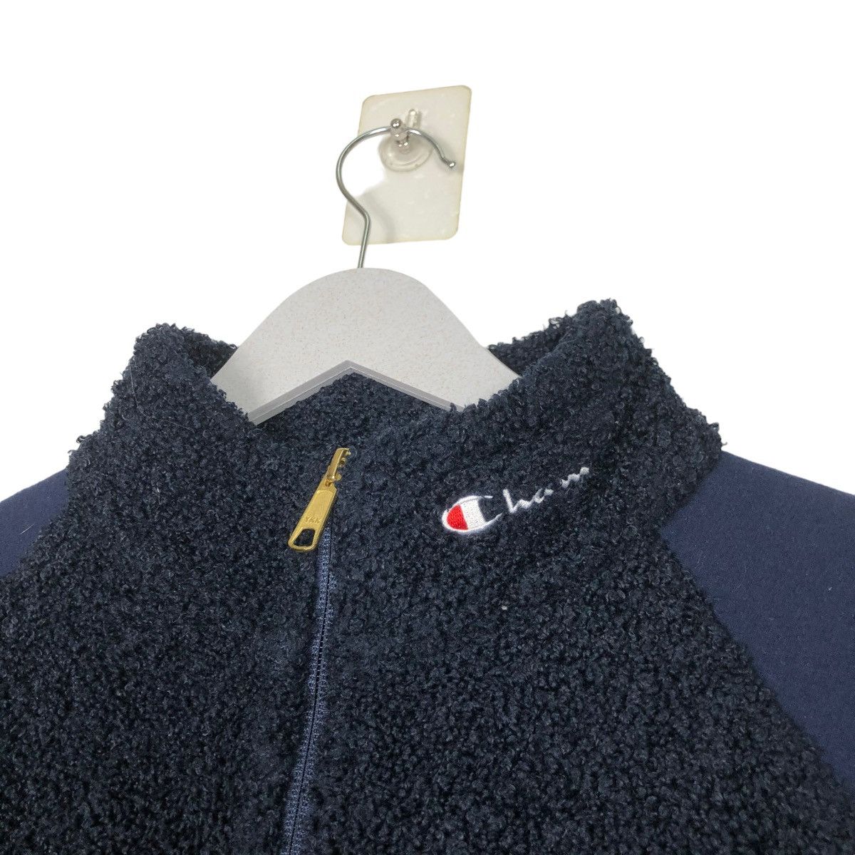 Japanese Brand 💥90’s Vintage Fleece Jacket Champion Size US L / EU 52-54 / 3 - 3 Thumbnail