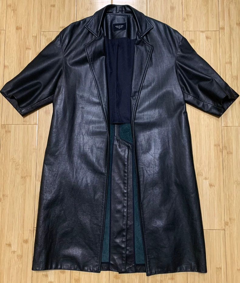 Fear of God Fear of God 5th Leather Short Coat - dmc Size US S / EU 44-46 / 1 - 1 Thumbnail