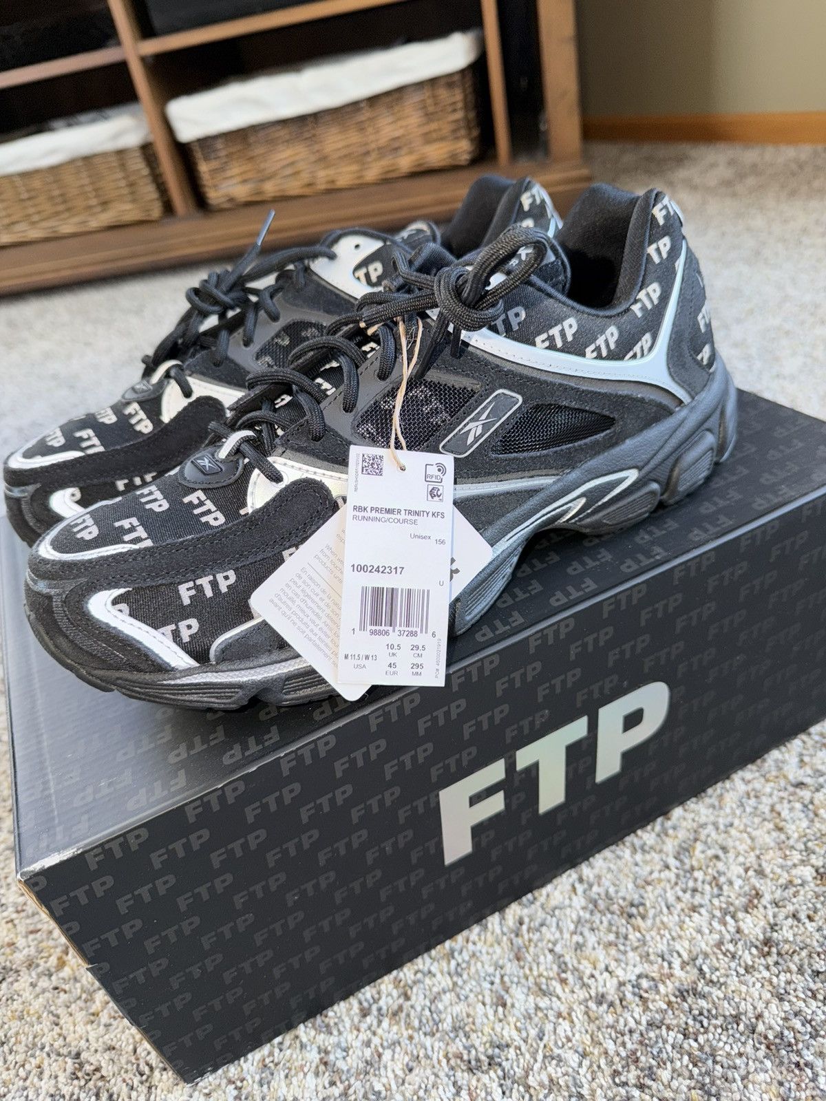 Fuck The Population FTP REEBOK RBK PREMIER TRINITY KFS Size US 11.5 / EU 44-45 - 17 Thumbnail