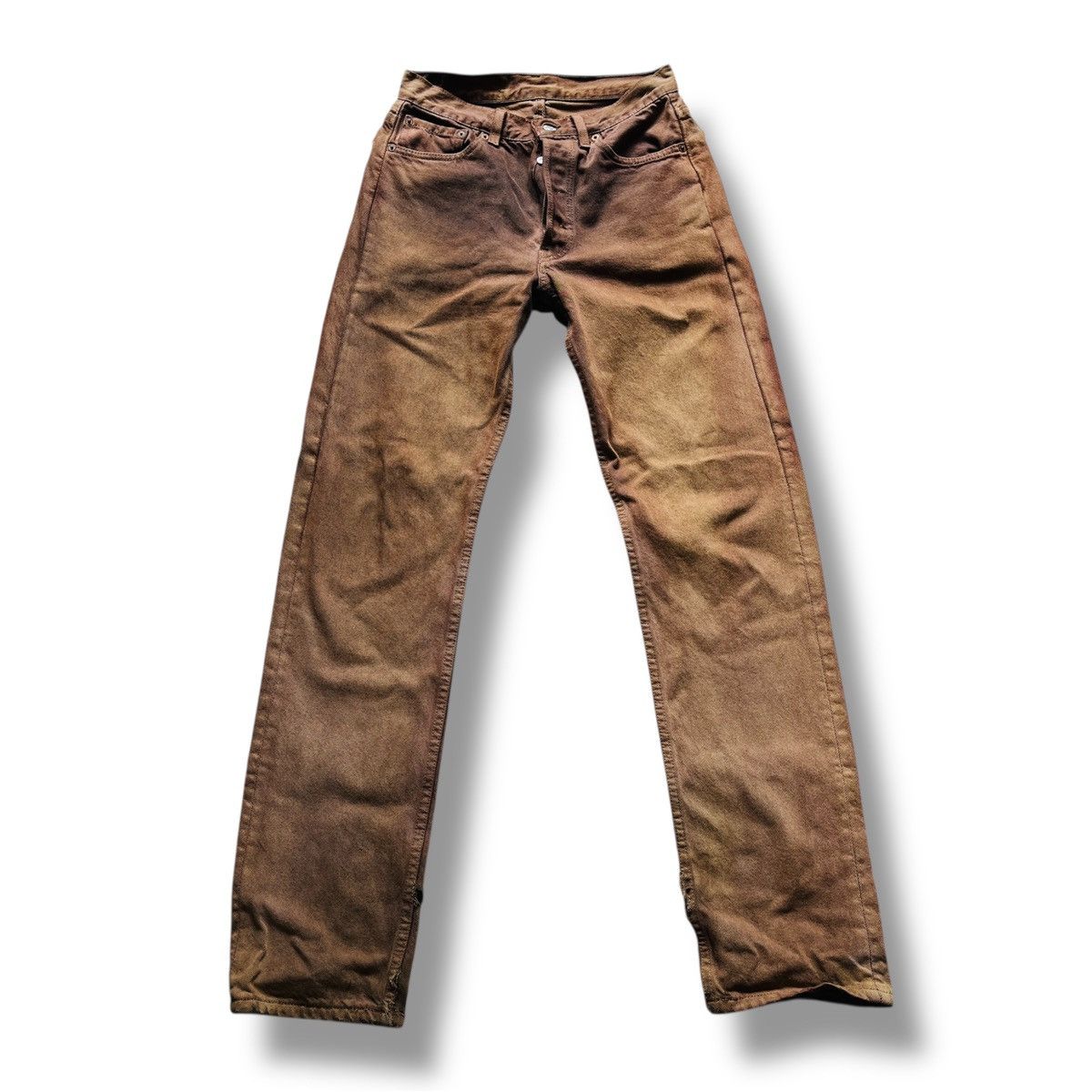 Levi's Vintage Clothing Distressed Vintage Levis 501 Buttonfly Faded Jeans Size US 29 - 1 Thumbnail