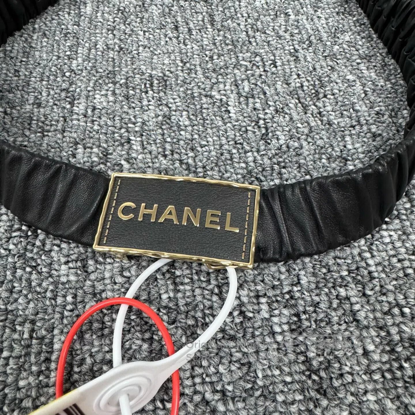 Chanel Chanel 23S Gold Fine Flash Elastic Belt| Size ONE SIZE - 1 Thumbnail