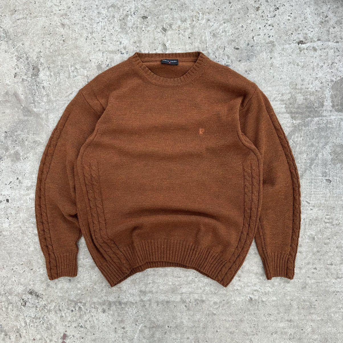 Pierre Cardin Luxury Japanese Style Pierre Cardin Knit Sweater Y2K 00s Size US L / EU 52-54 / 3 - 1 Thumbnail