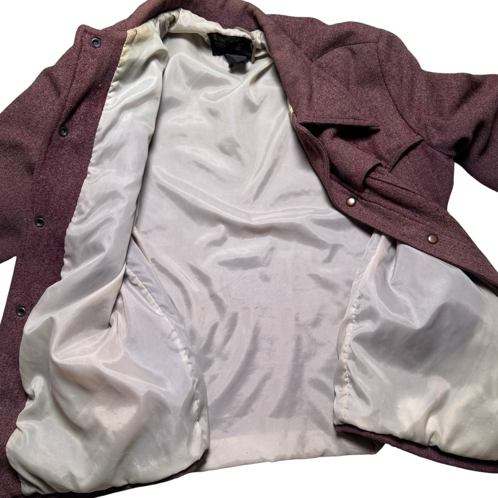 Other Vintage 60s 70s Silton Button Coat Size L Maroon Red Faded Size US L / EU 52-54 / 3 - 6 Thumbnail