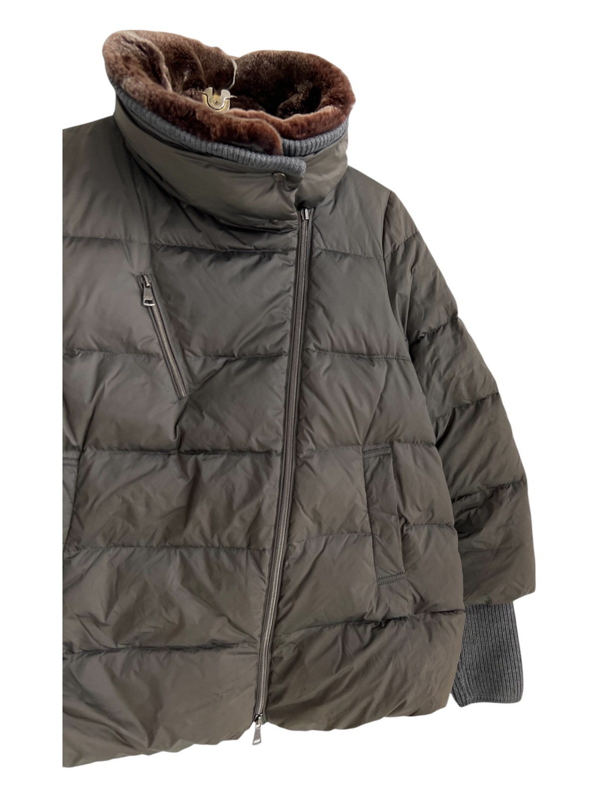 Duvetica MABRUN 🇮🇹 Moncler Genius 🐇 Fur APCLPS Lightweight Down Jacket Size M / US 6-8 / IT 42-44 - 5 Thumbnail
