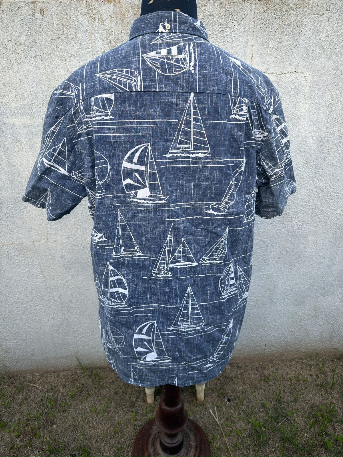 Reyn Spooner PreOwned Reyn Spooner Blue Hawaiian Print Men's XXL Size US XXL / EU 58 / 5 - 2 Thumbnail