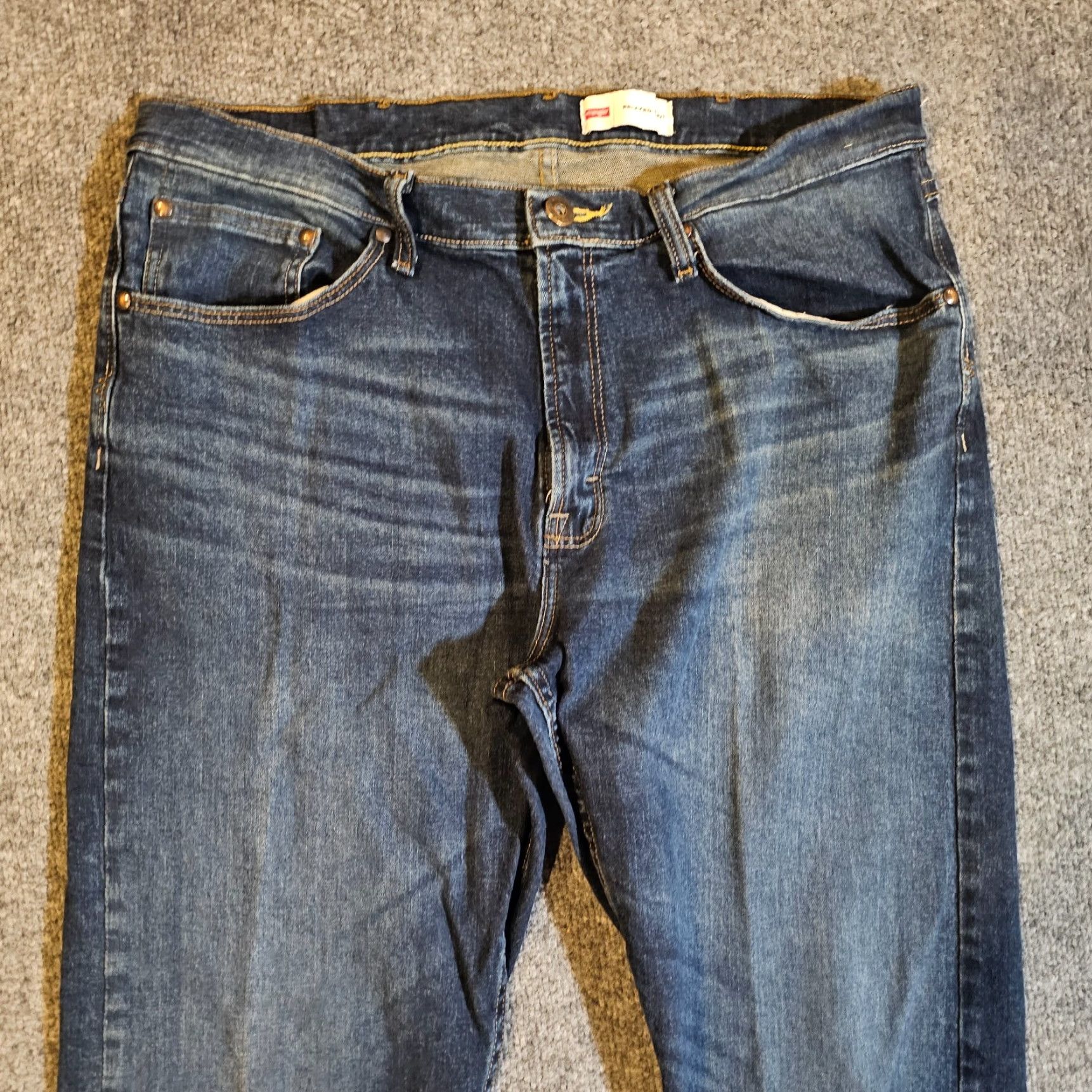Wrangler Wrangler Jeans Mens 34x31 Boots Cut Blue Relaxed High Rise Medium Wash Denim 5-Pocket Casual Boots Mens Size US 34 / EU 50 - 2 Thumbnail