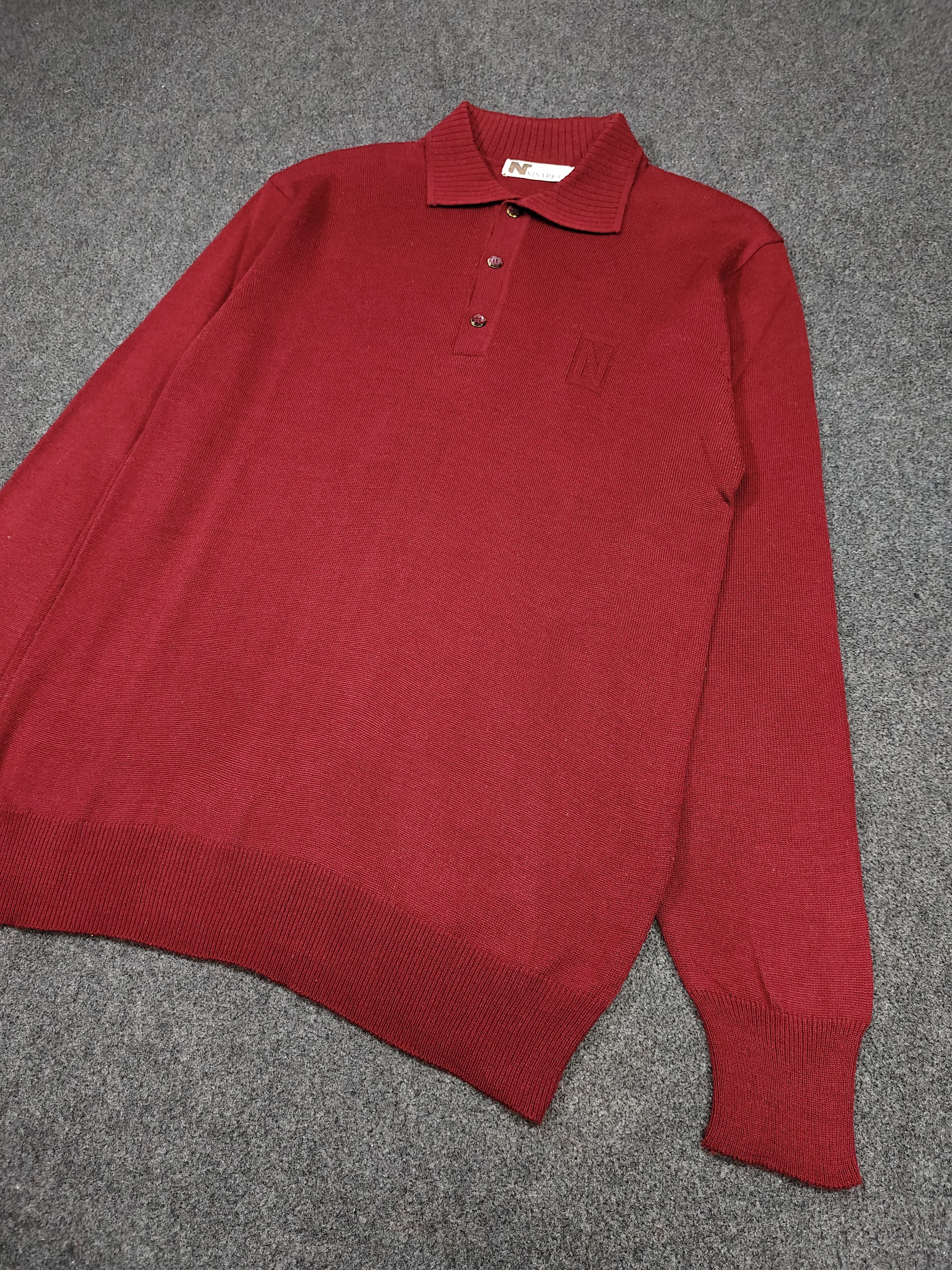 Nina Ricci 💥Vtg 80s Nina Ricci Logo Knitted Polos Size M / US 6-8 / IT 42-44 - 6 Thumbnail