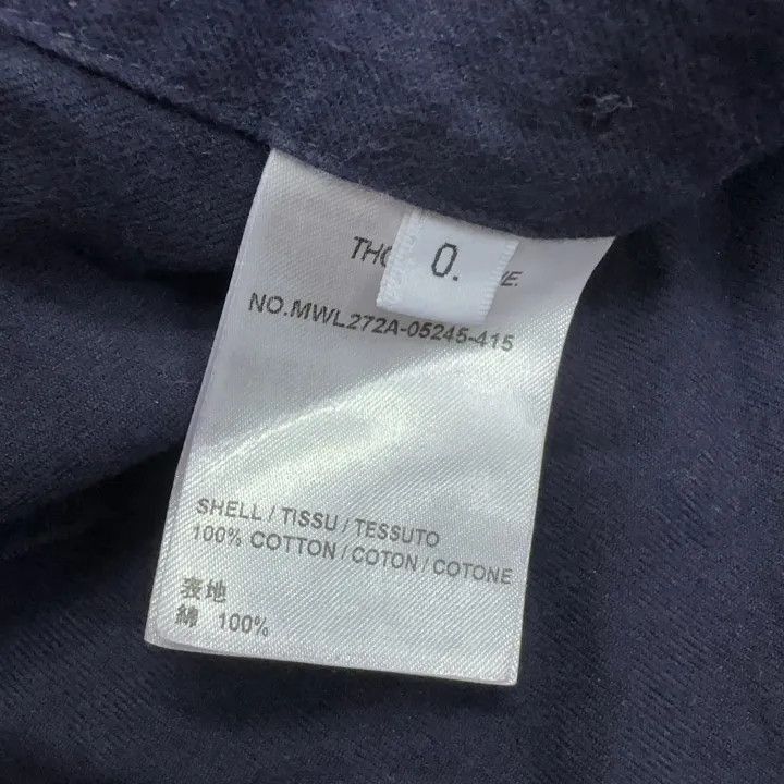 Thom Browne Thom Browne Classic Long Sleeve Shirt with Stripe -2507 Size US S / EU 44-46 / 1 - 2 Thumbnail