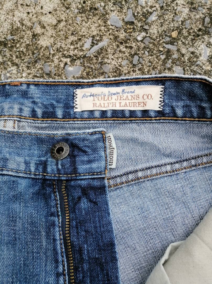 Polo Ralph Lauren × Ralph Lauren Ralph Lauren Thompson Loose Denim Jeans Size US 33 - 6 Thumbnail