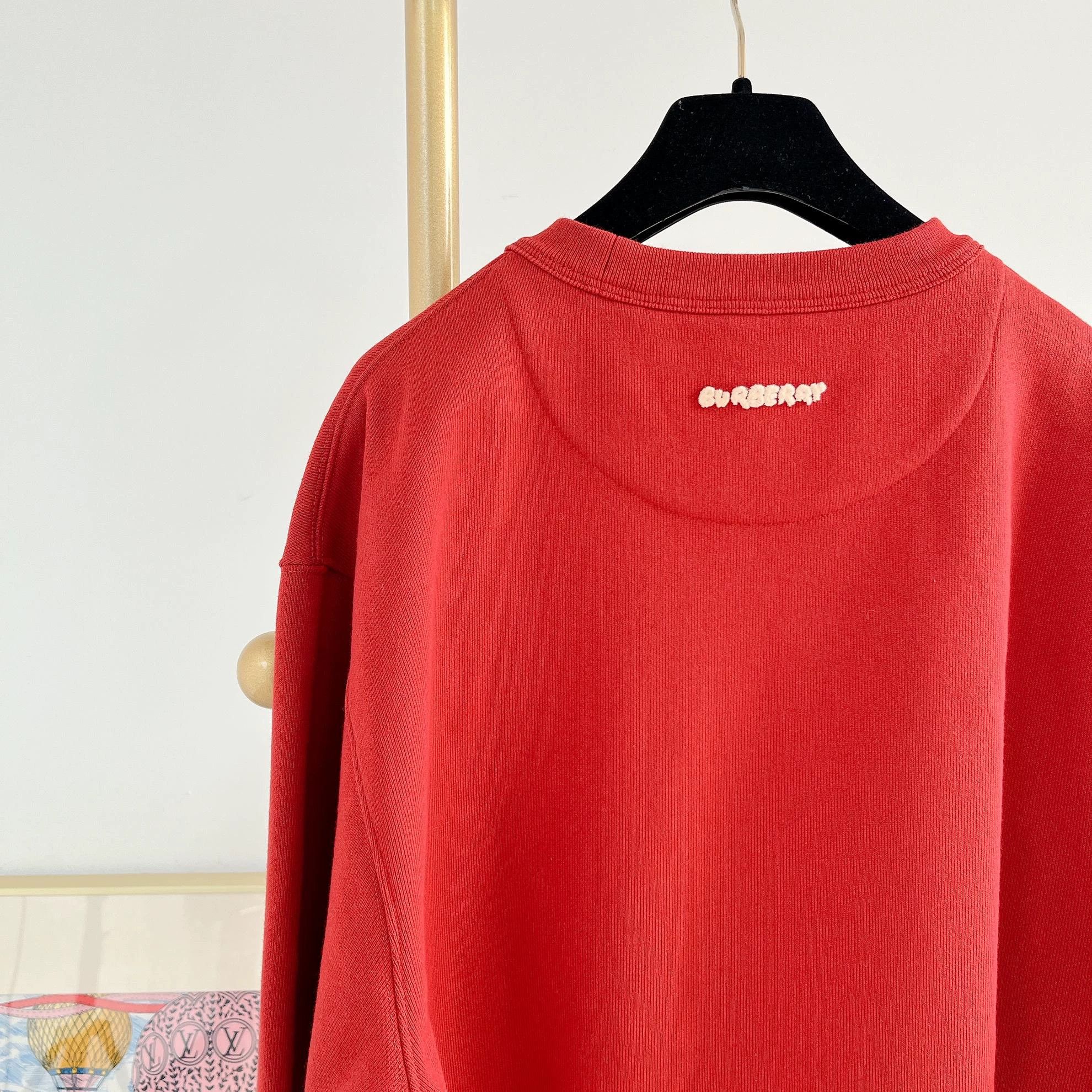Burberry Burberry crew neck embroidered knit sweatshirt S Pre-owned Size US S / EU 44-46 / 1 - 2 Thumbnail