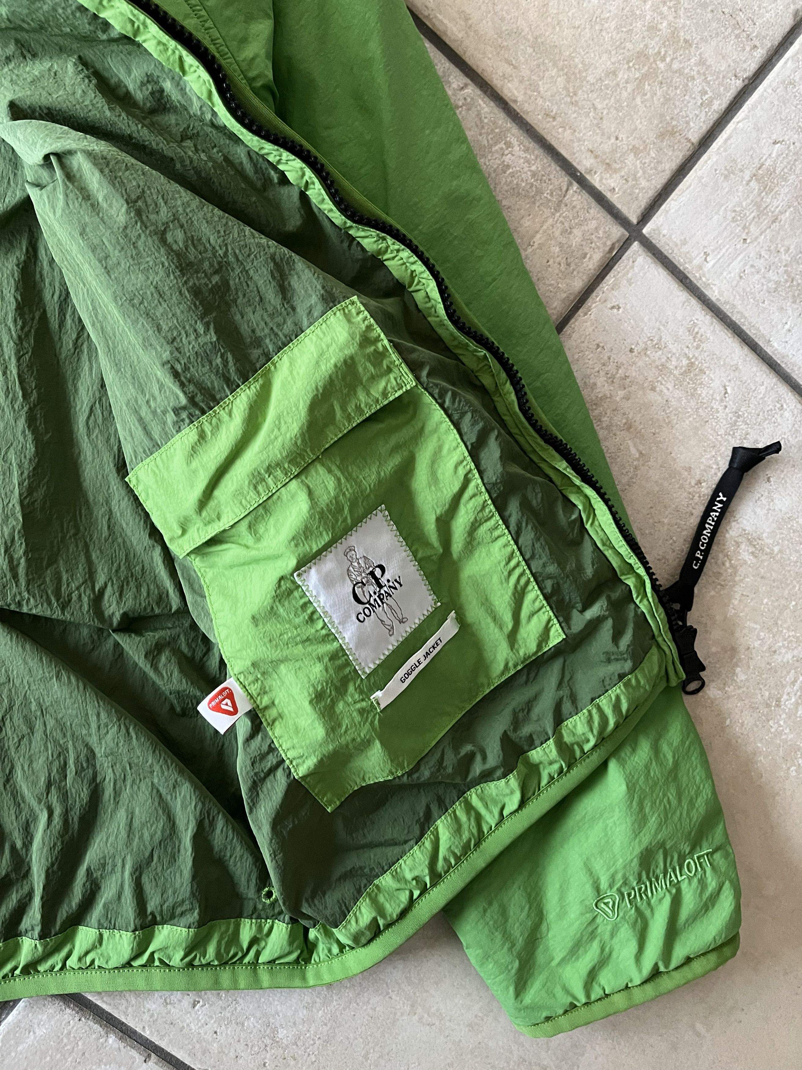 C.P. Company C.P. Company Windbreaker Goggle Jacket Neon Green Size US M / EU 48-50 / 2 - 4 Thumbnail